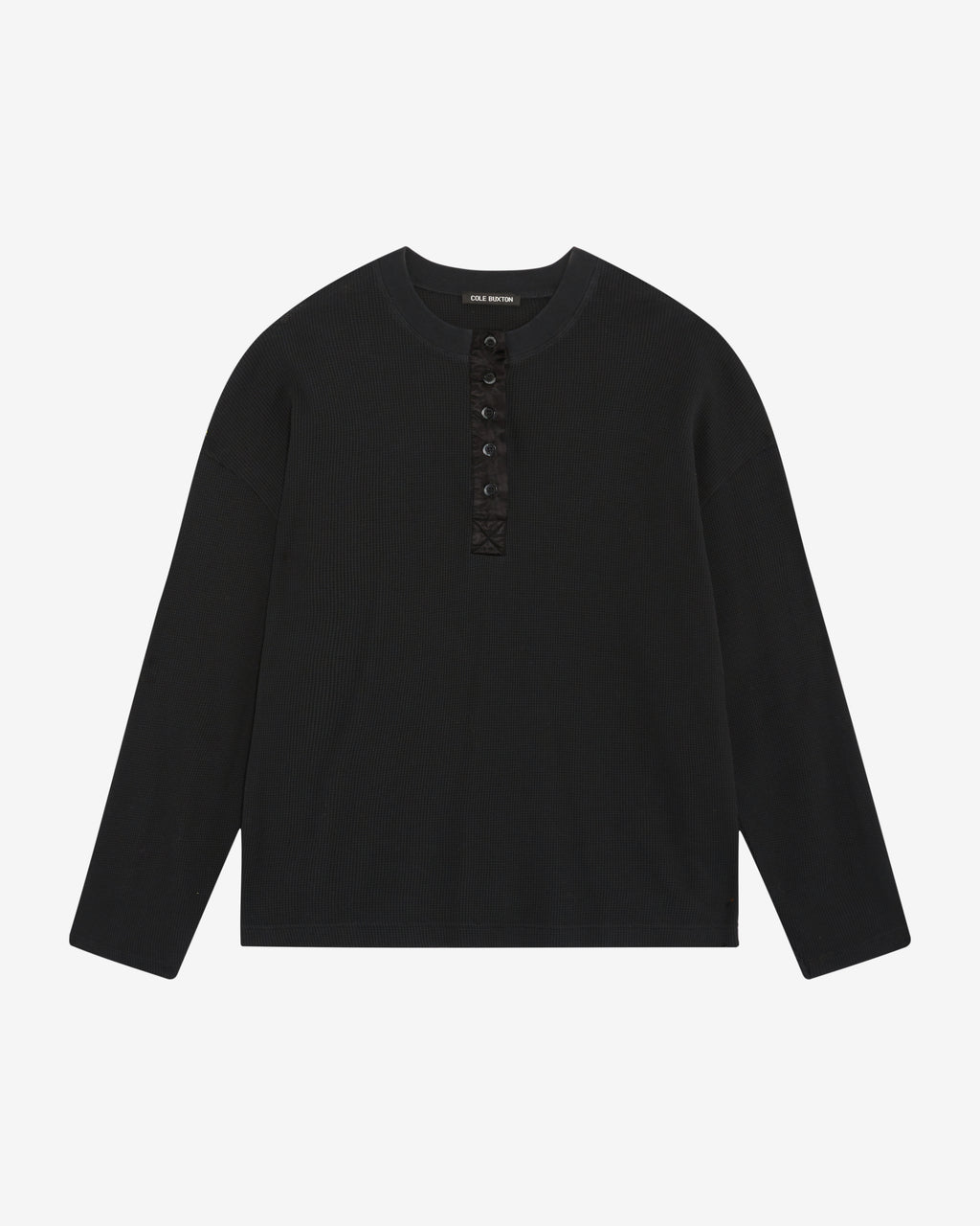 Cole Buxton | Henley Waffle | Mens | Black
