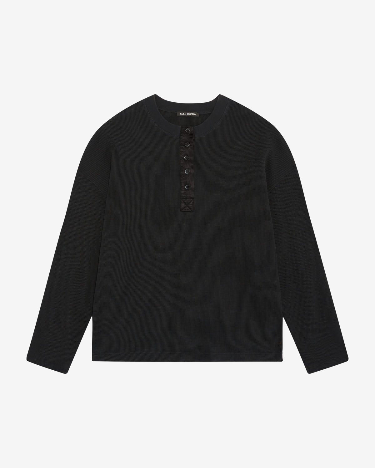 Cole Buxton | Henley Waffle | Mens | Black