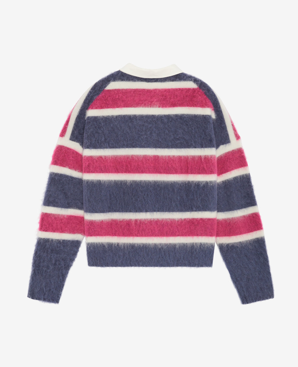 Cole Buxton | Mohair Rugby Shirt | Mens | Blue/Pink/White