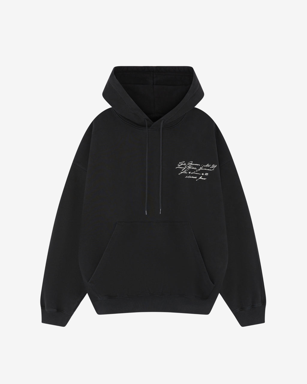 Cole Buxton | Script Hoodie | Mens | Vintage Black