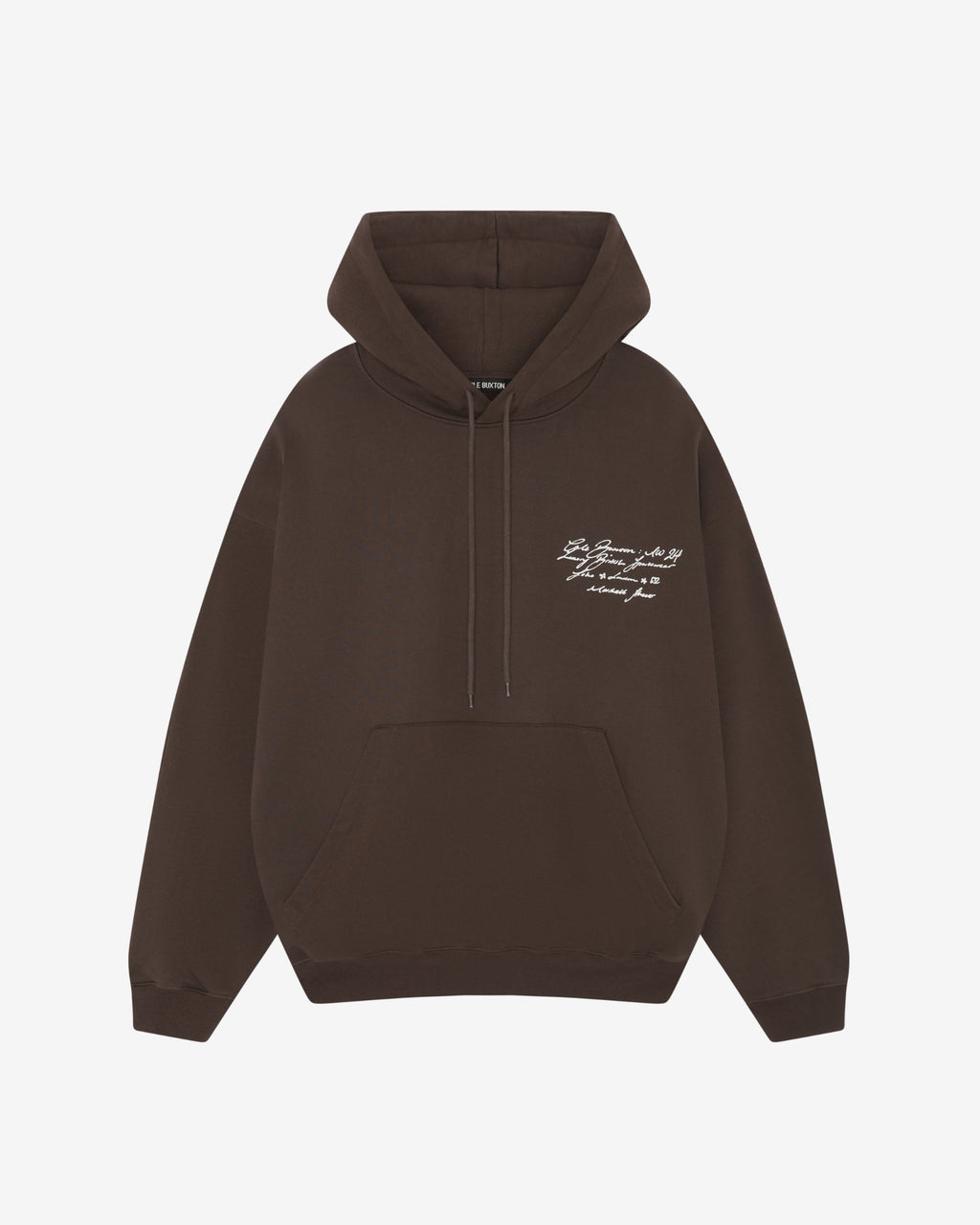 Cole Buxton | Script Hoodie | Mens | Brown