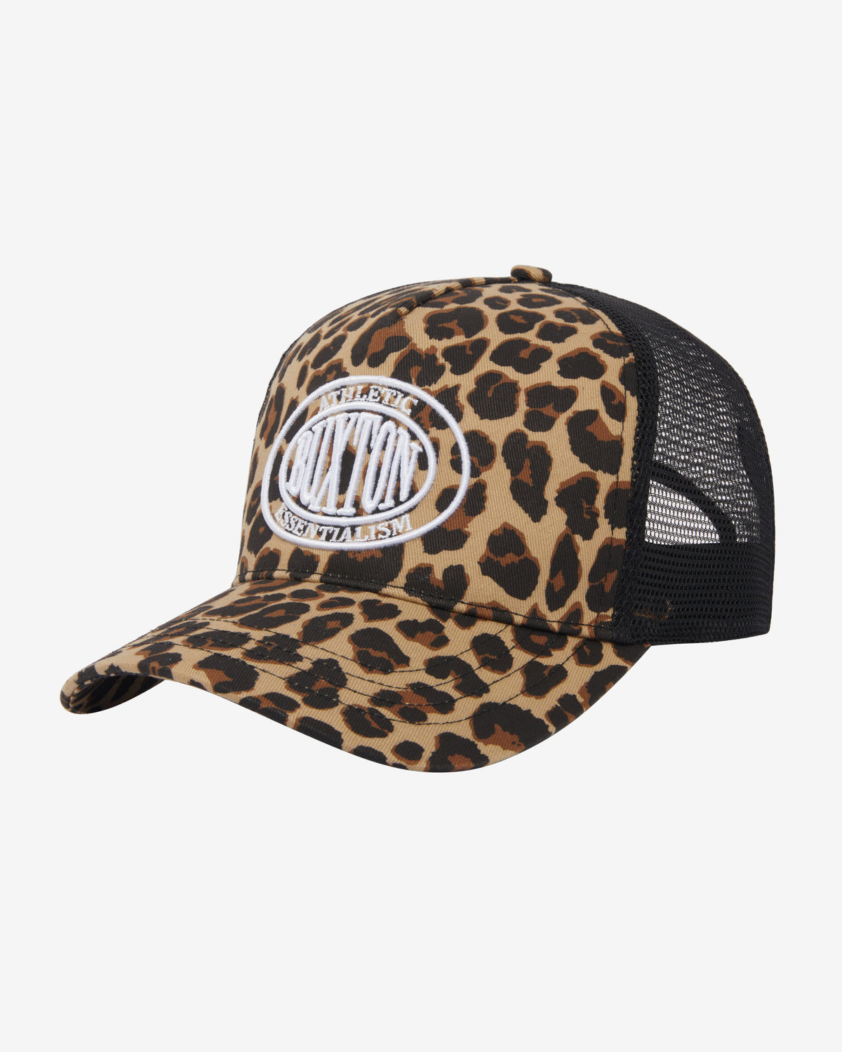 Cole Buxton | Crest Logo Trucker | Mens | Leopard