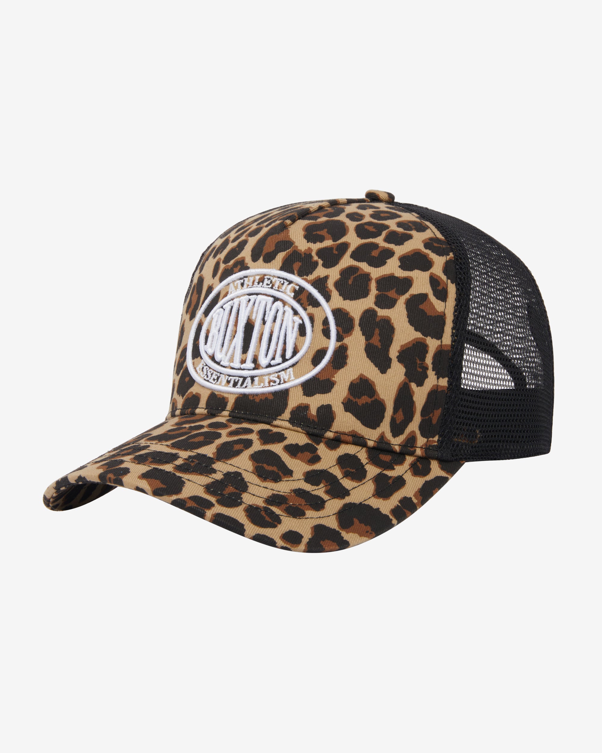 Cole Buxton | Crest Logo Trucker | Mens | Leopard