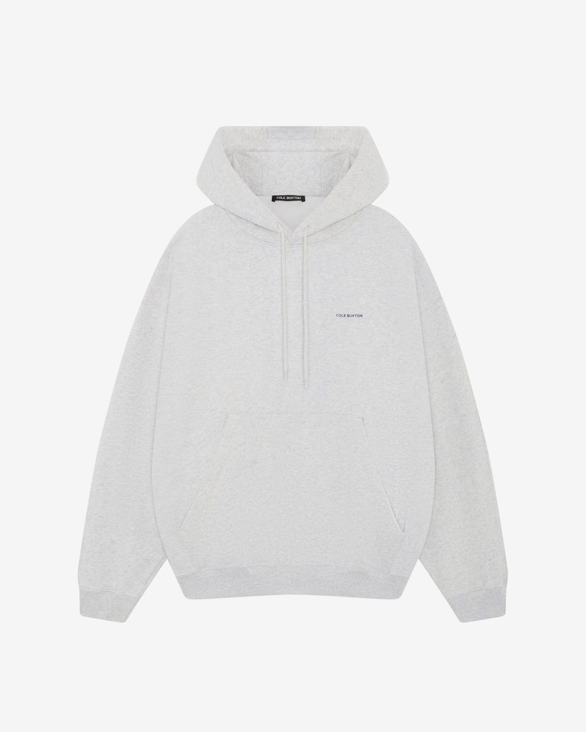 Cole Buxton | Mini Logo Hoodie | Mens | Light Grey Marl