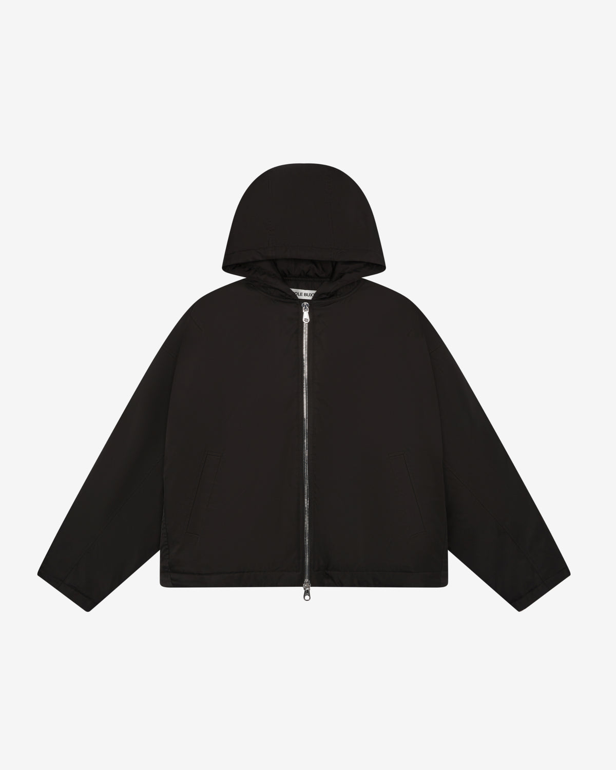 Cole Buxton | Nylon Hooded Jacket | Mens | Black