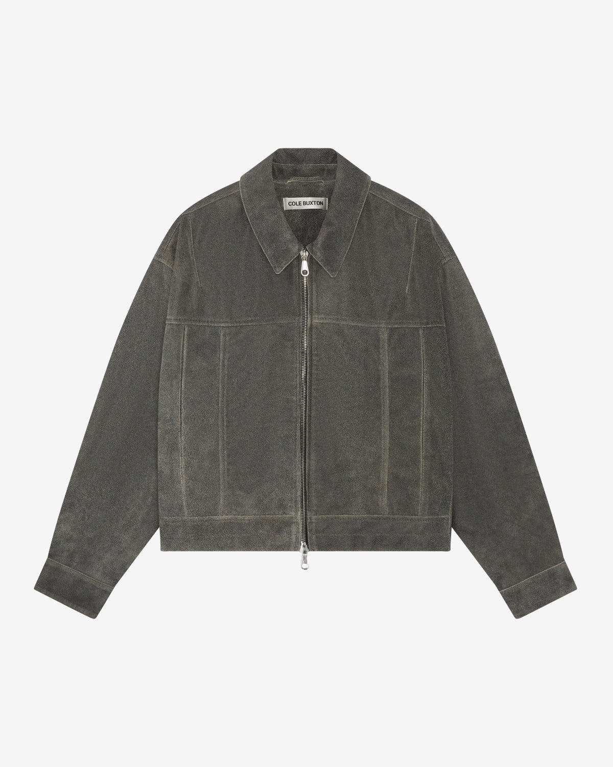 Cole Buxton | Cracked Leather Jacket | Mens | Black