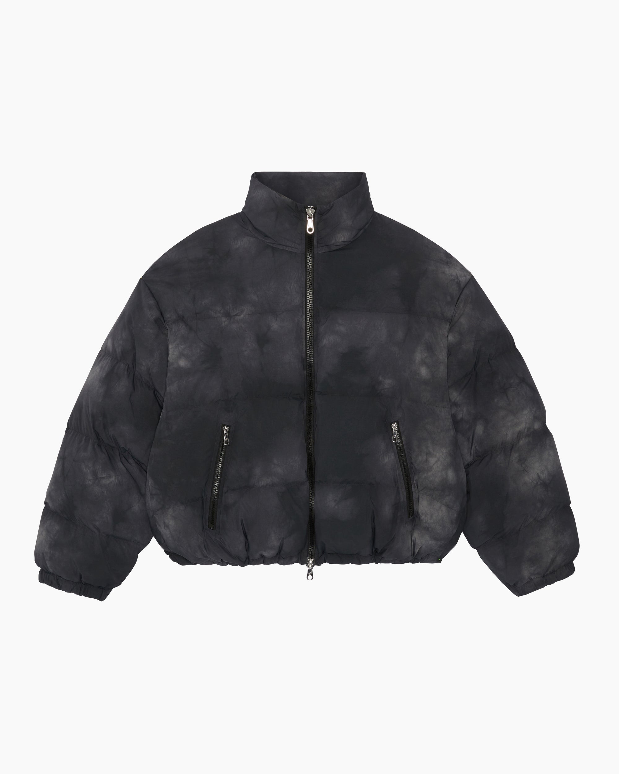 Cole Buxton | Cropped Dyed Puffer | Mens | Black