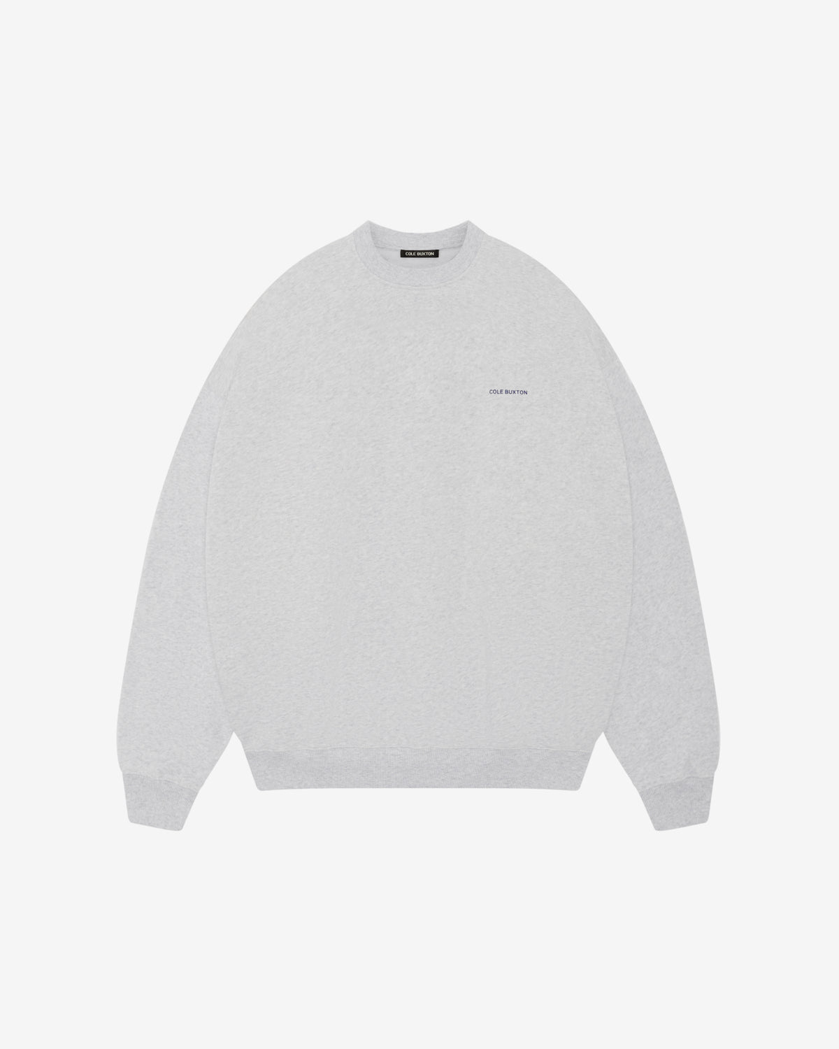 Cole Buxton | Mini Logo Sweatshirt | Mens | Light Grey Marl