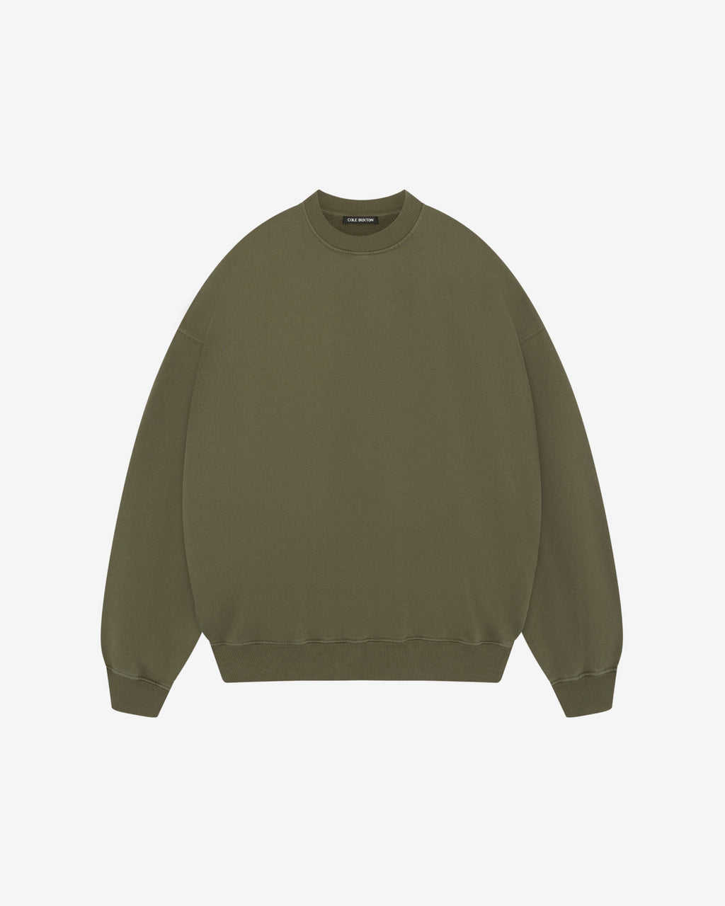 Cole Buxton | Heavyweight Warm Up Sweatshirt | Mens | Khaki