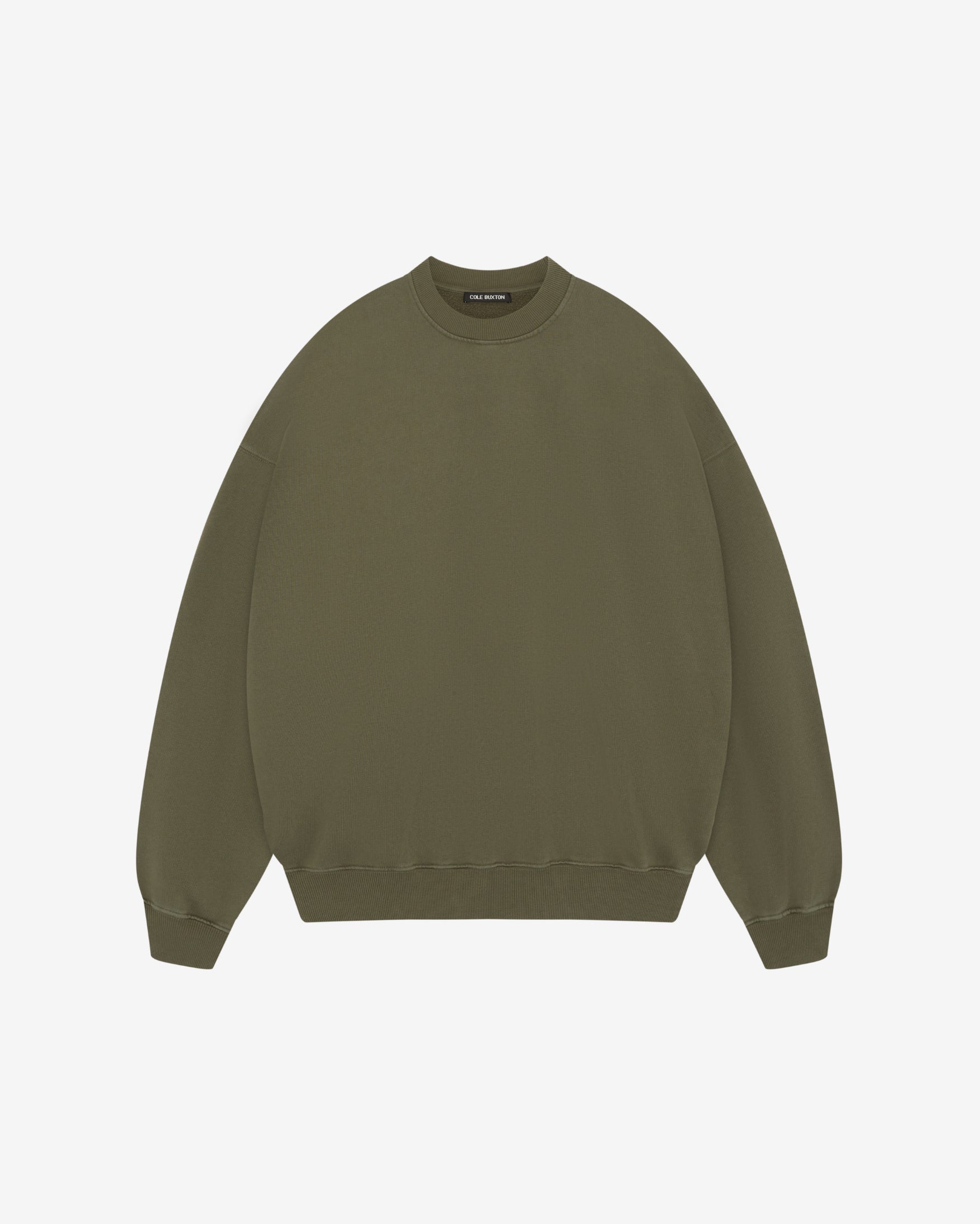 Cole Buxton | Heavyweight Warm Up Sweatshirt | Mens | Khaki