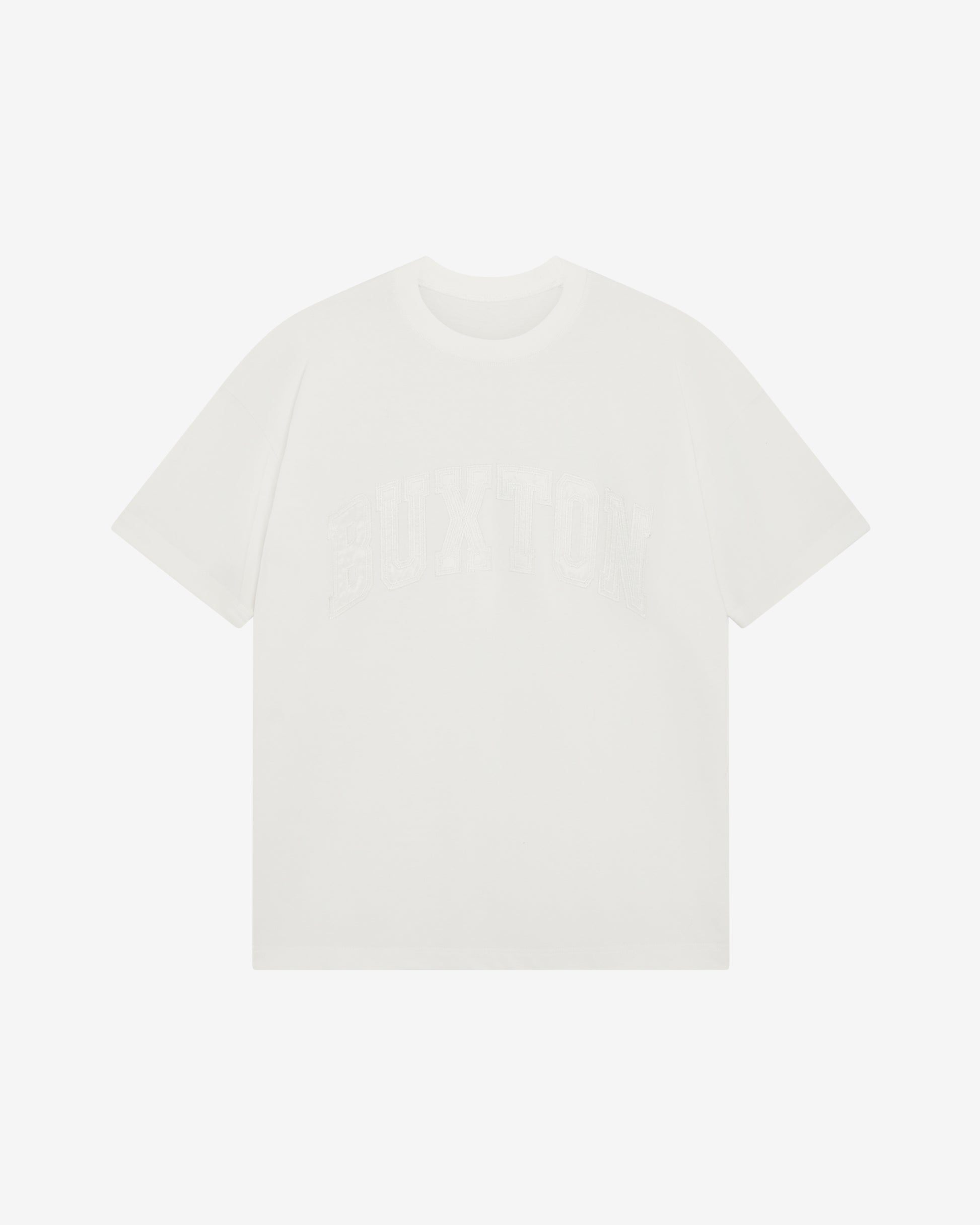 Cole Buxton | Applique Logo T-Shirt | Mens | Vintage White