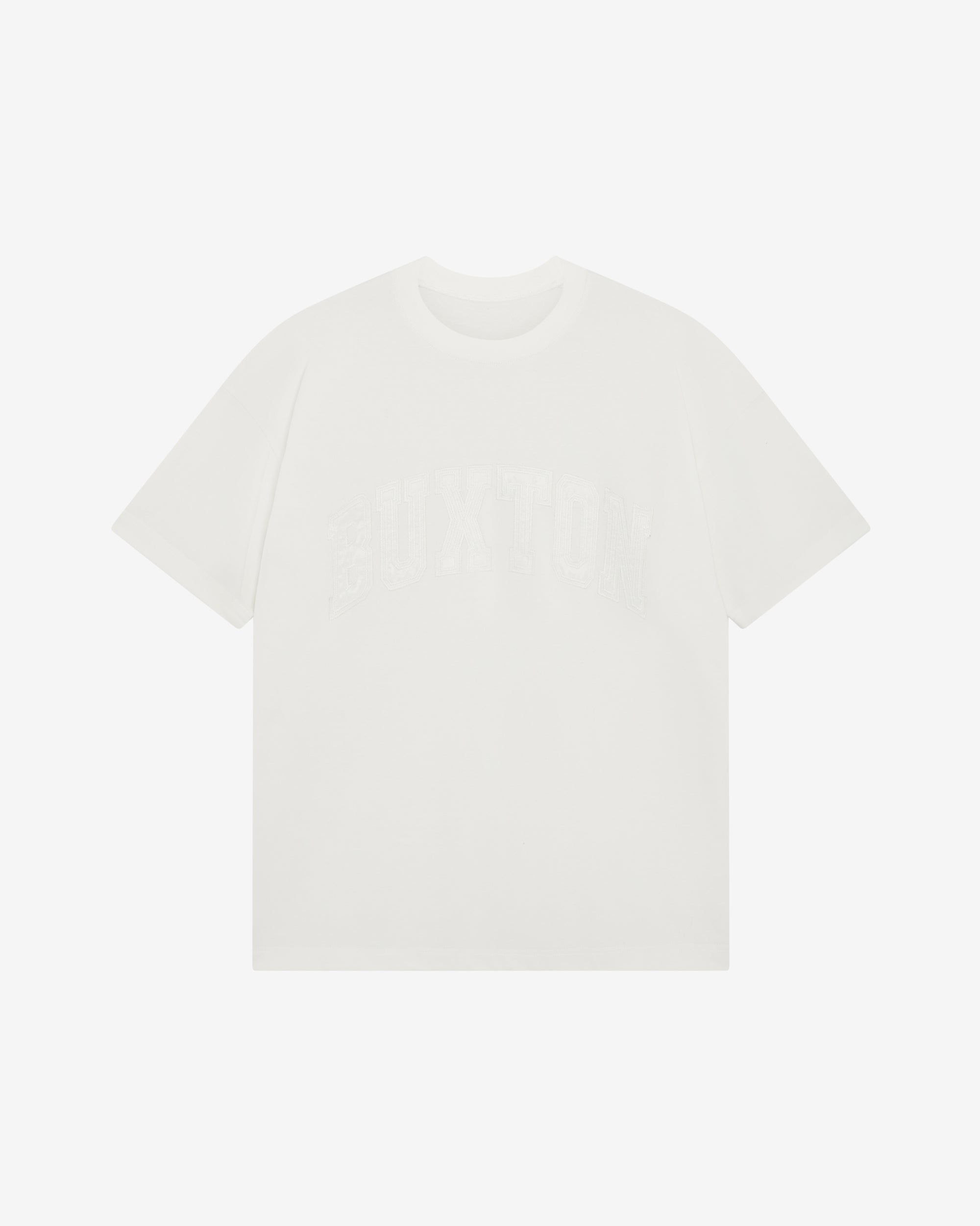 Cole Buxton | Applique Logo T-Shirt | Mens | Vintage White