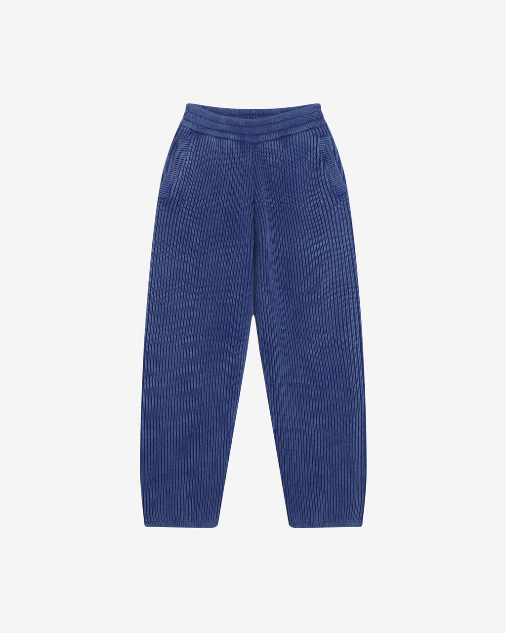 Cole Buxton | Acid Wash Knit Pants | Mens | Washed Blue