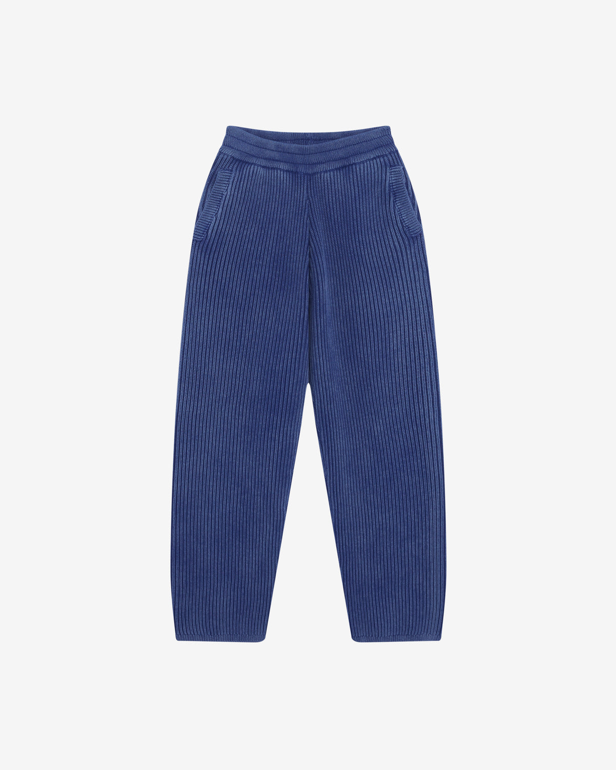 Cole Buxton | Acid Wash Knit Pants | Mens | Washed Blue