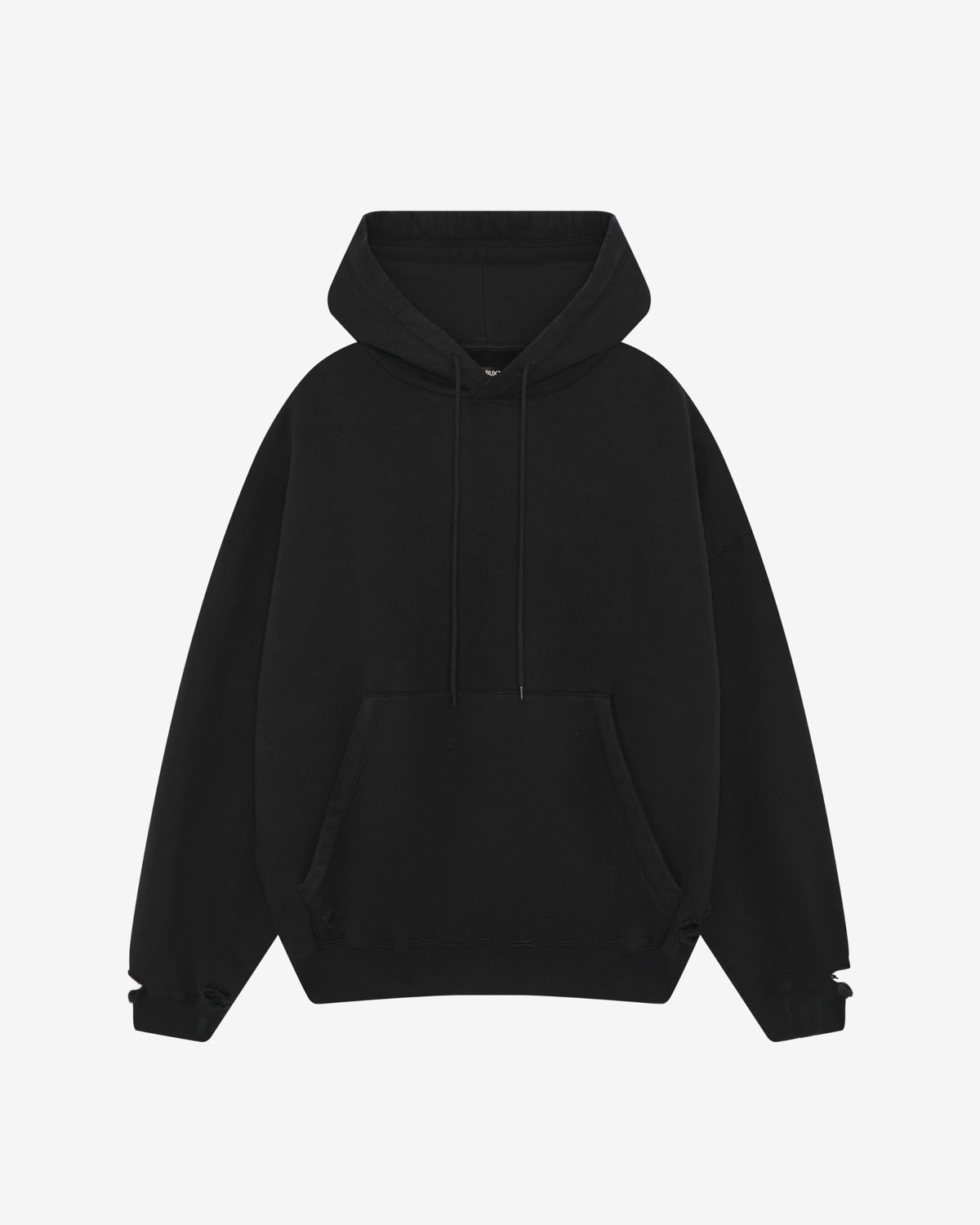 DISTRESSED POCKET HOODIE