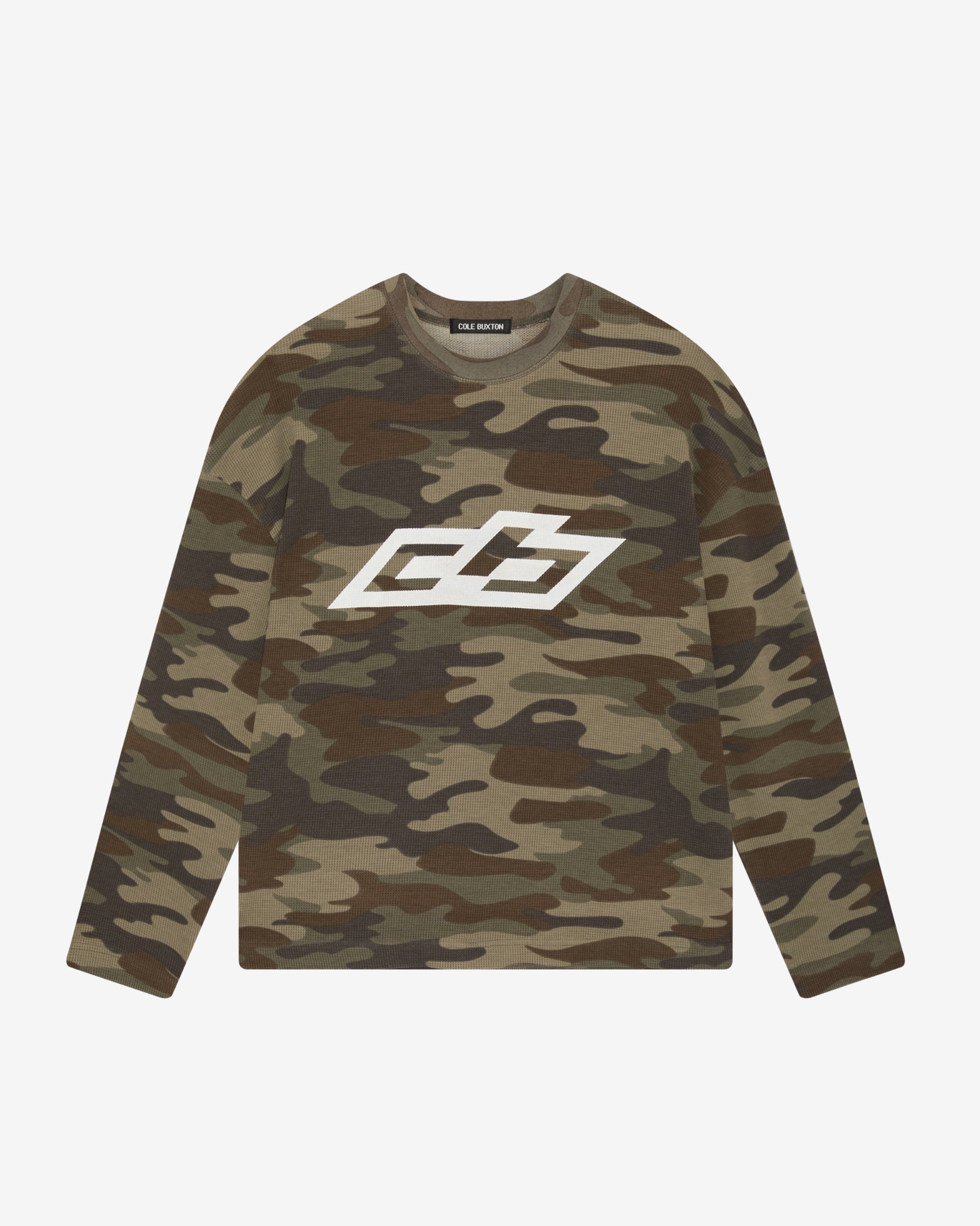 CAMO RALLY WAFFLE LONG SLEEVE T-SHIRT
