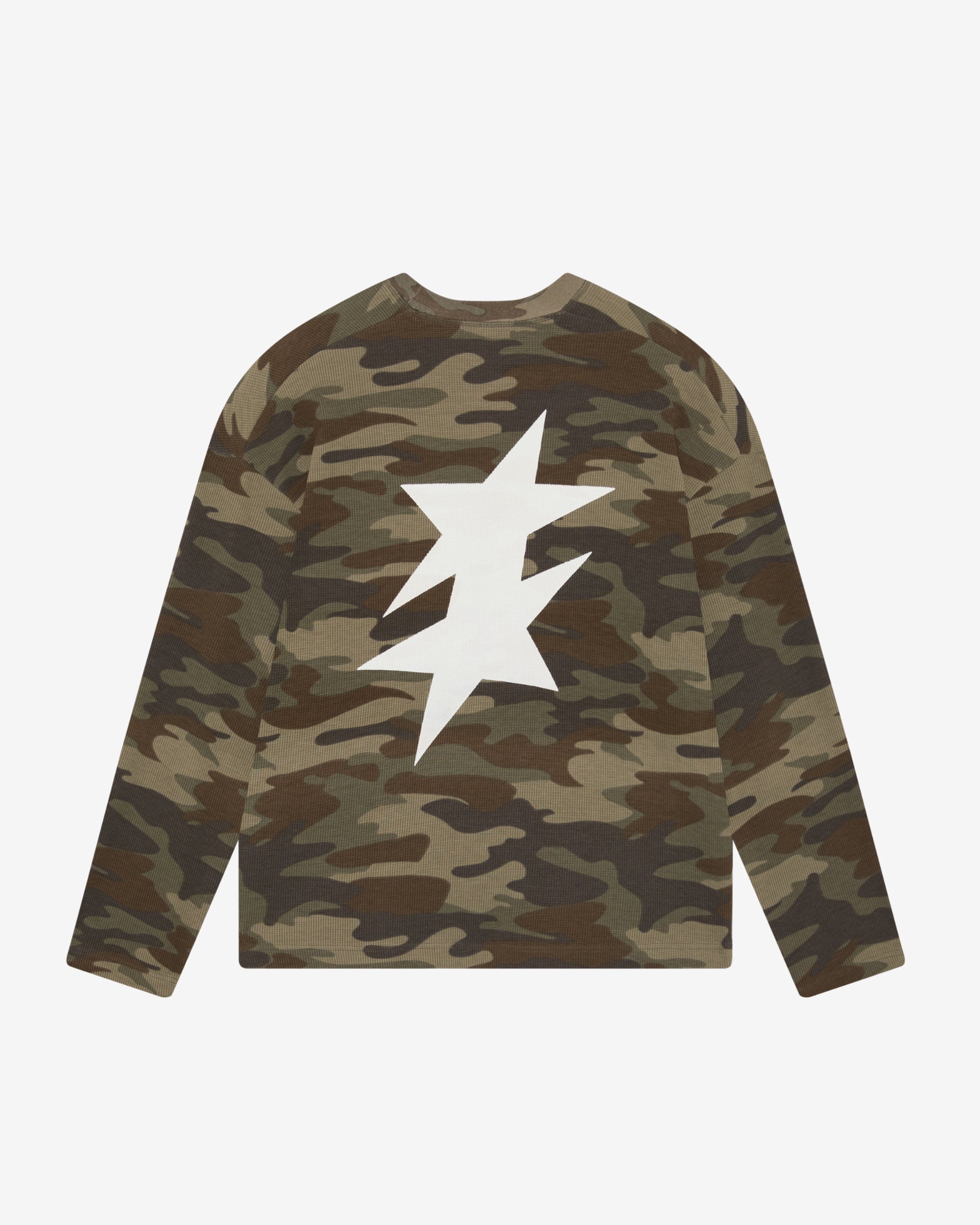 CAMO RALLY WAFFLE LONG SLEEVE T-SHIRT