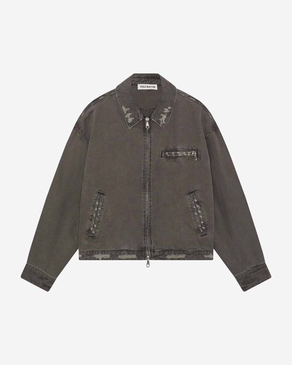 DISTRESSED TRUCKER JACKET