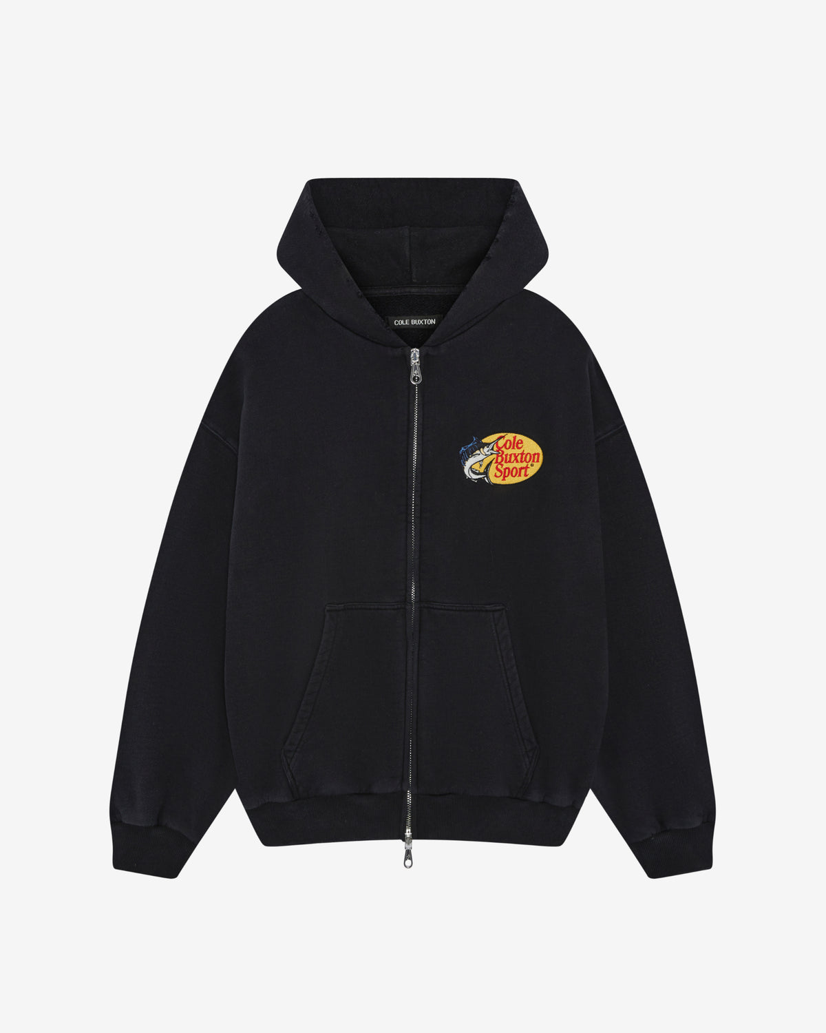 CBS PATCH ZIPPED HOODIE