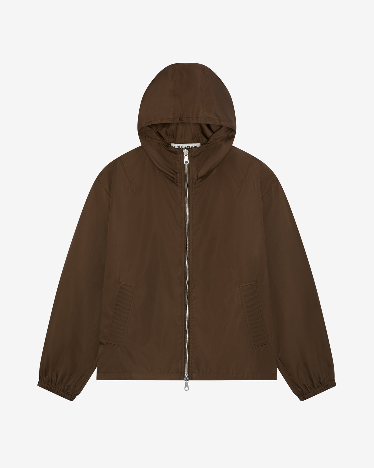 HOODED NYLON WINDBREAKER