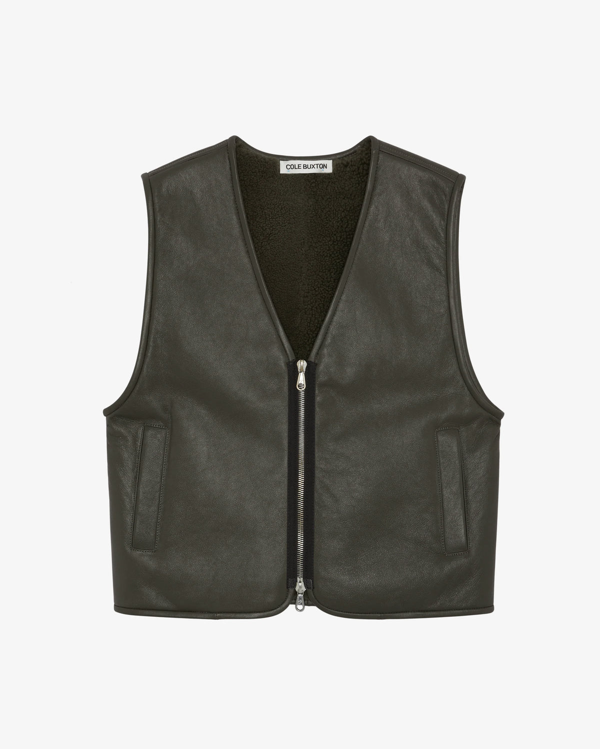 SHEARLING LEATHER VEST