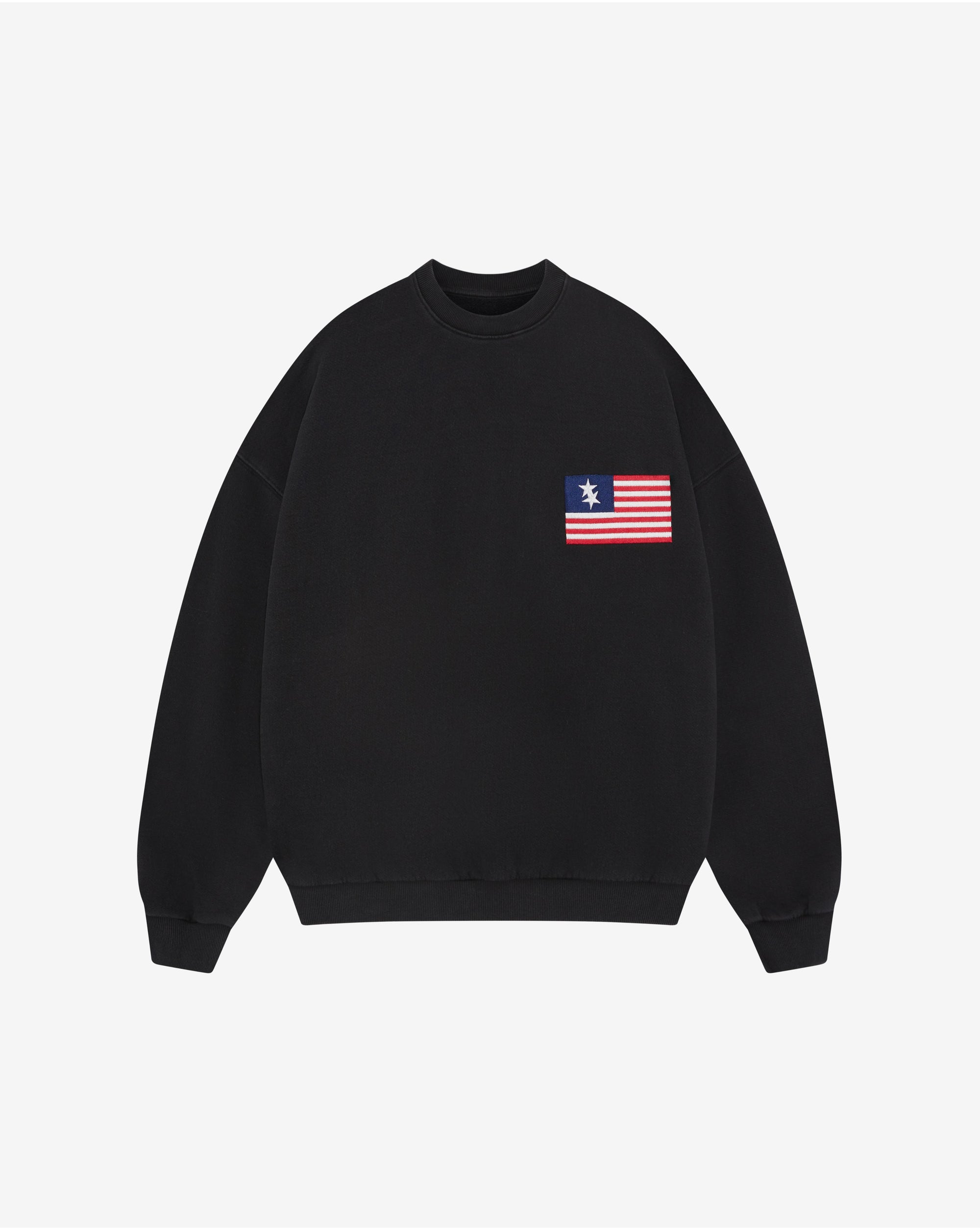TWO STAR FLAG SWEATSHIRT