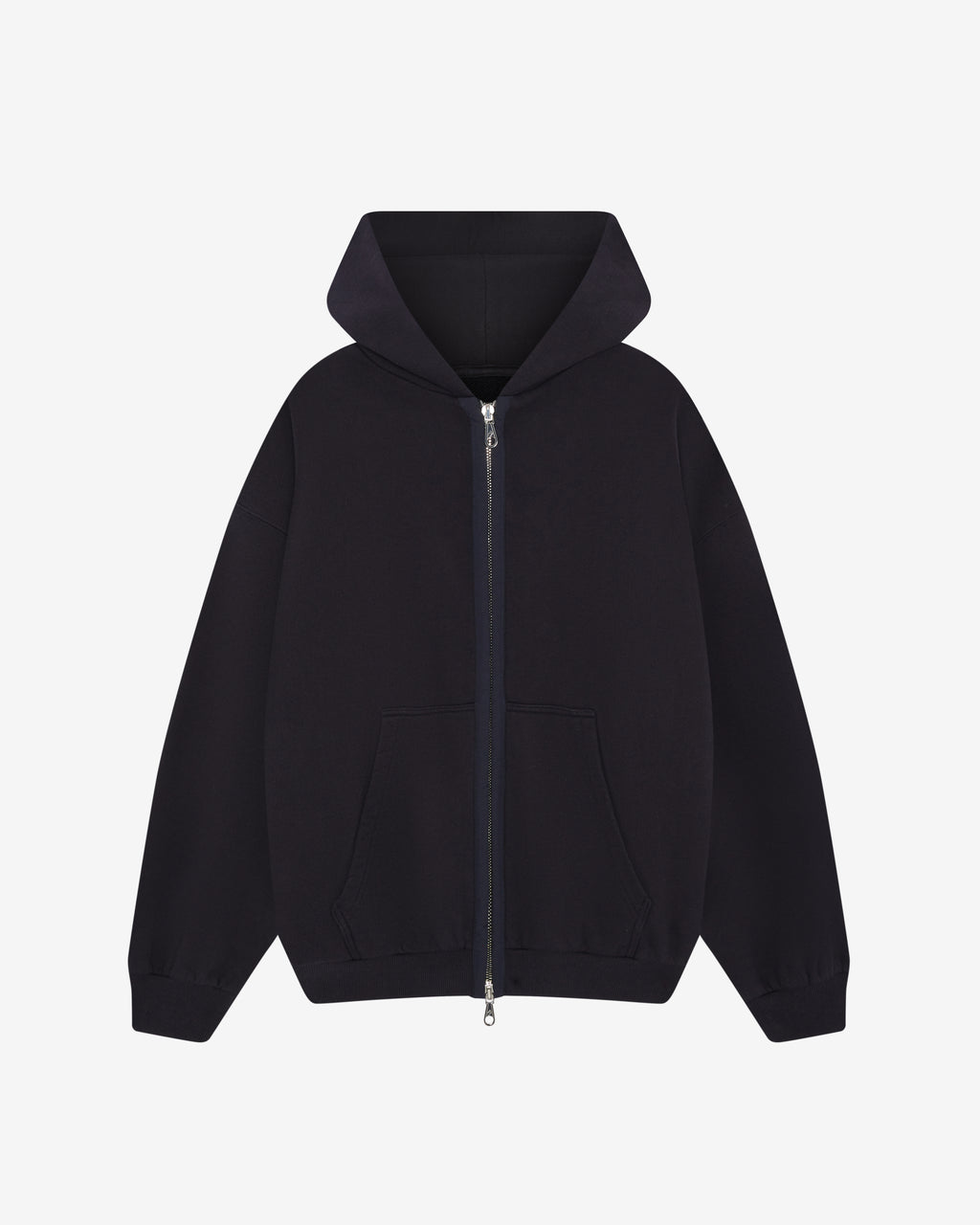 NYLON TAPE ZIPPED HOODIE