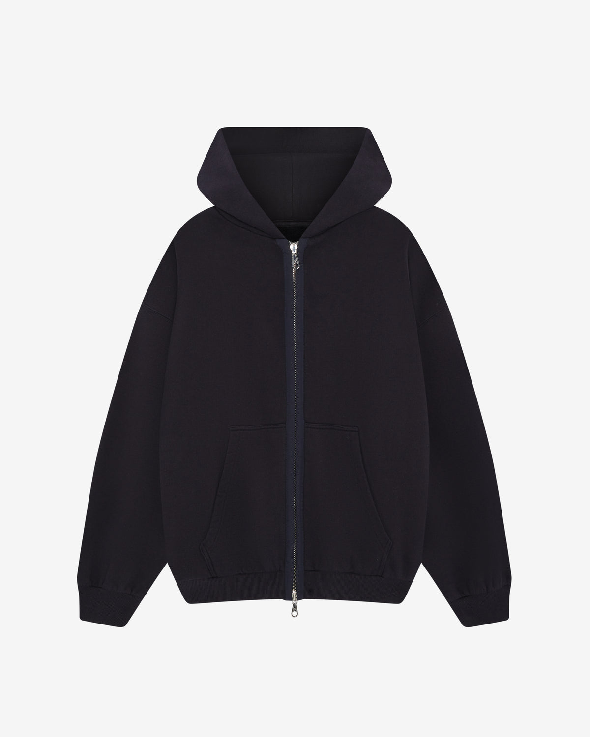 NYLON TAPE ZIPPED HOODIE