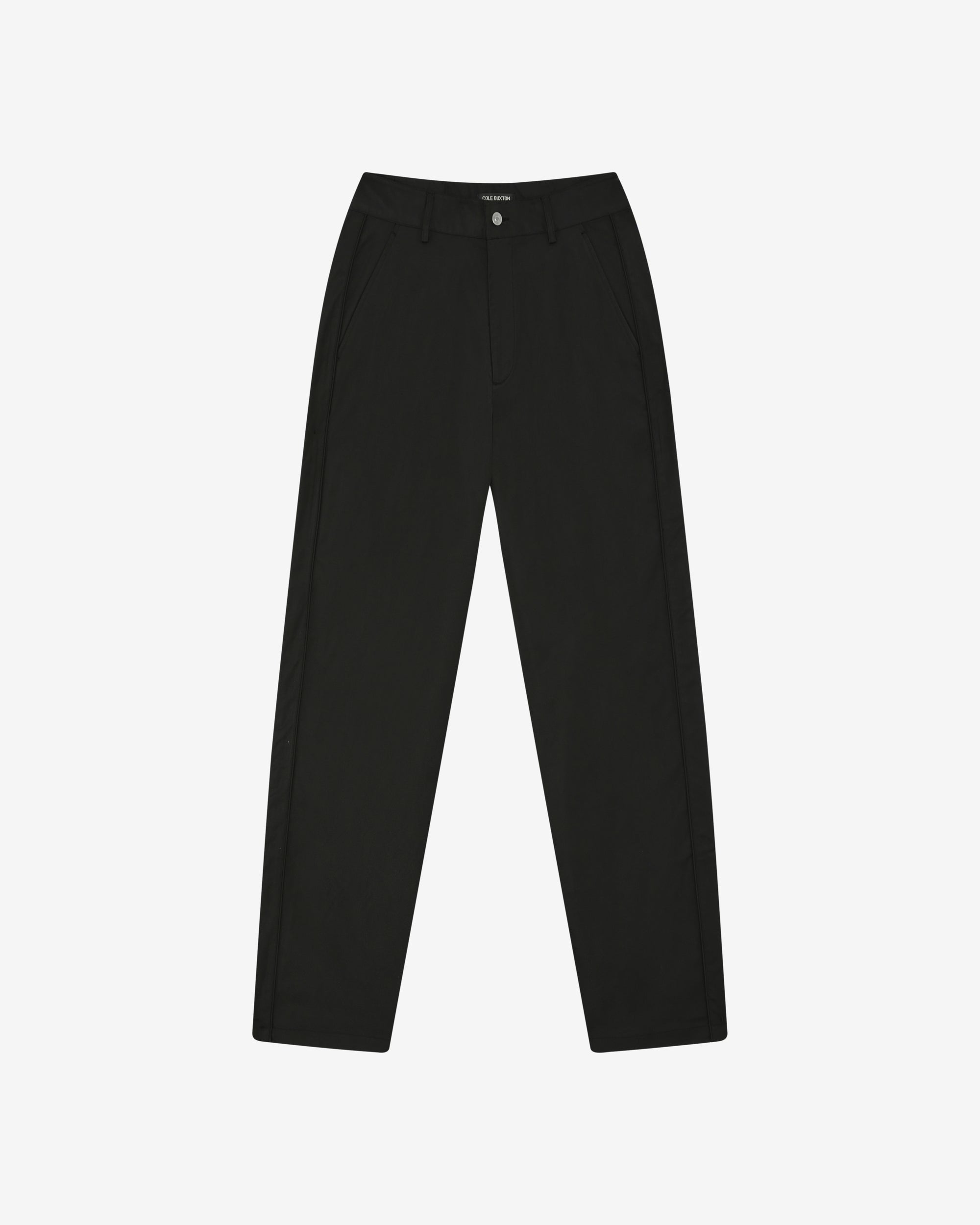 PIPED NYLON PANTS
