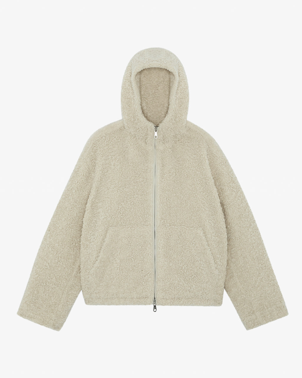 ZIP THROUGH HOODED FLEECE