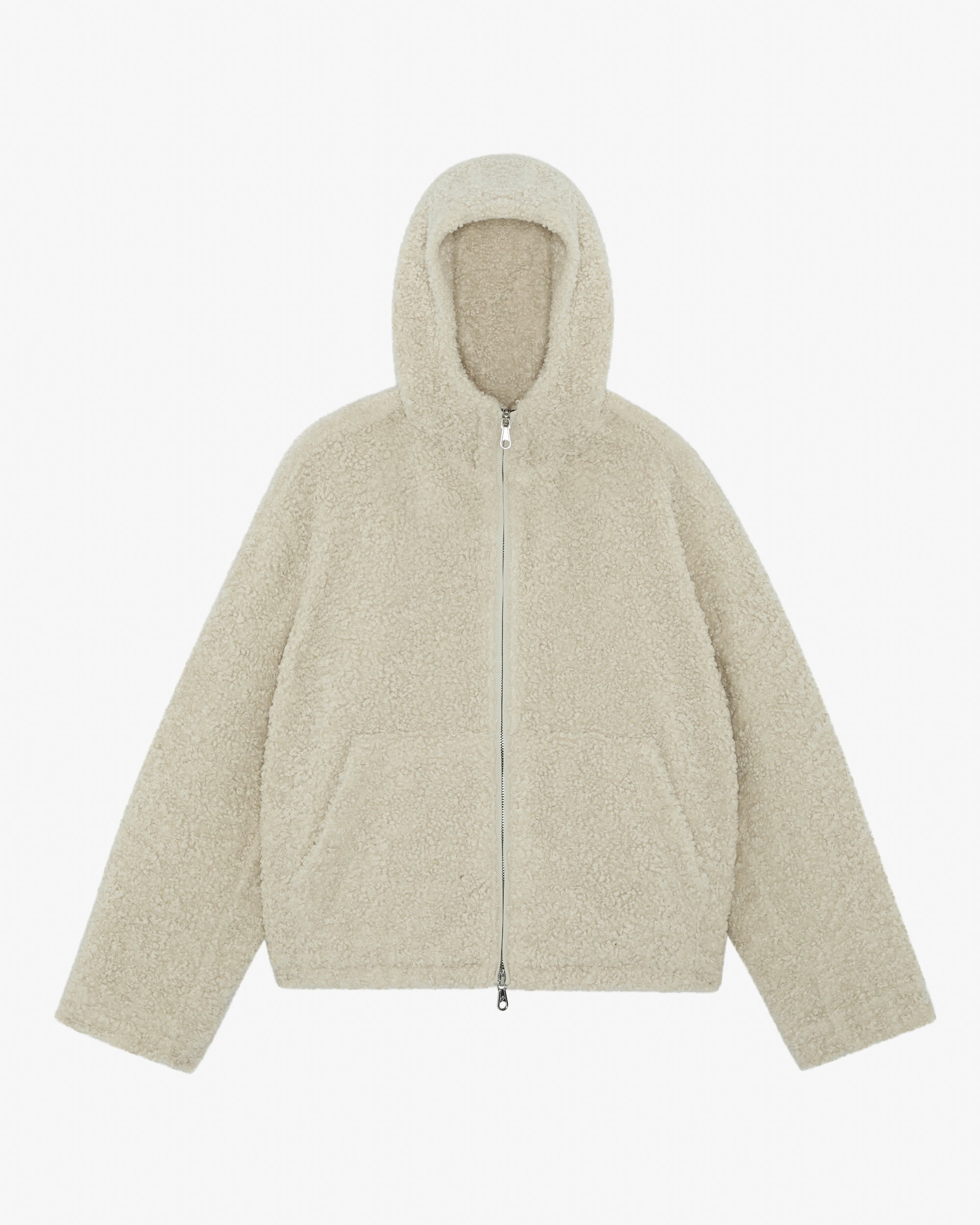 ZIP THROUGH HOODED FLEECE