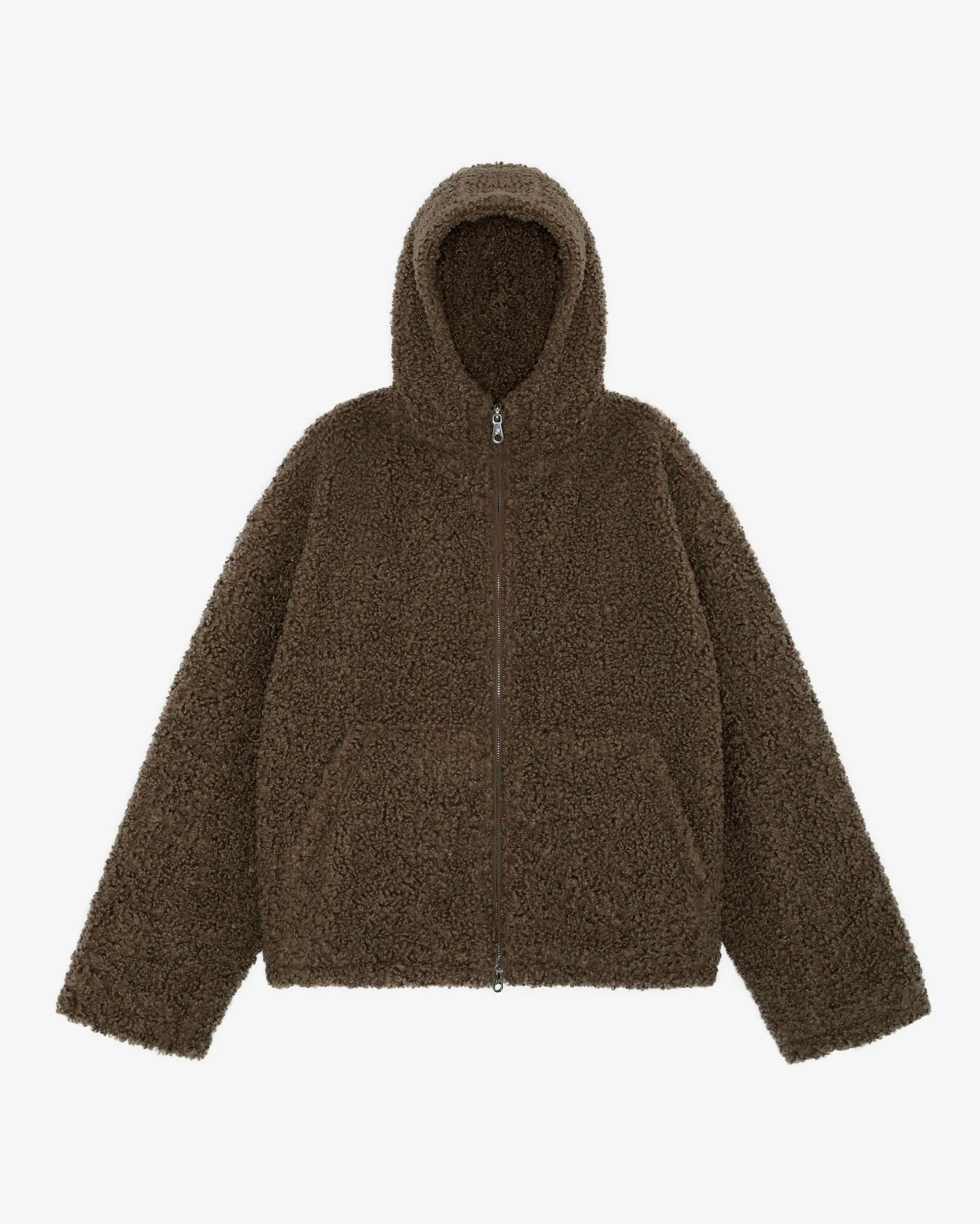 ZIP THROUGH HOODED FLEECE
