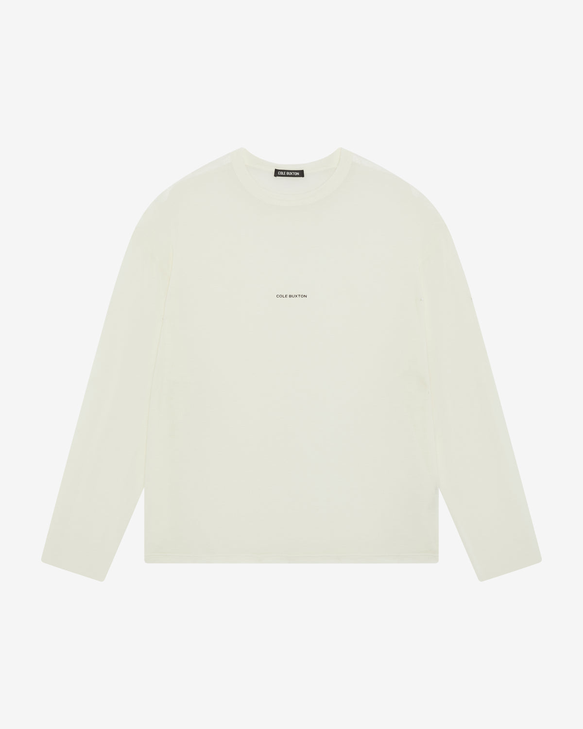 MINI LOGO SHEER LONG SLEEVE T-SHIRT