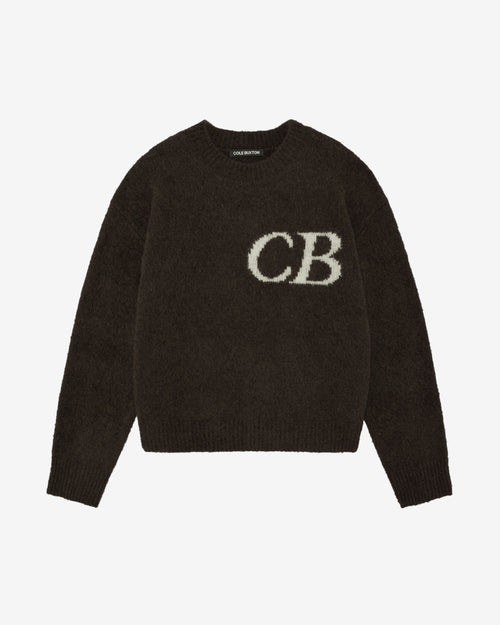 CB LOGO KNIT SWEATER