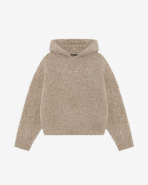 KNIT HOODIE