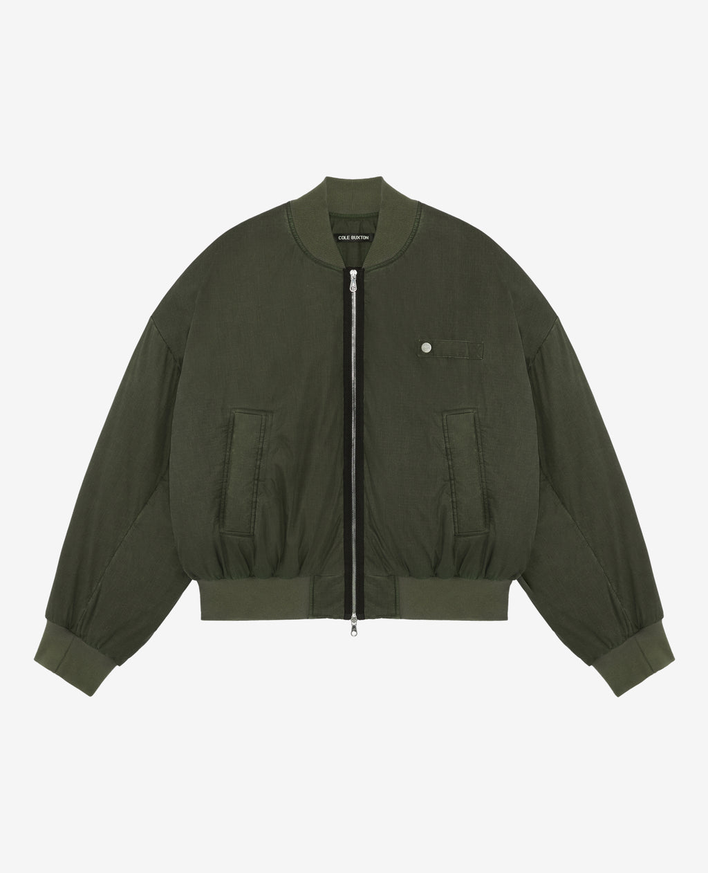 WASHED COTTON BOMBER JACKET