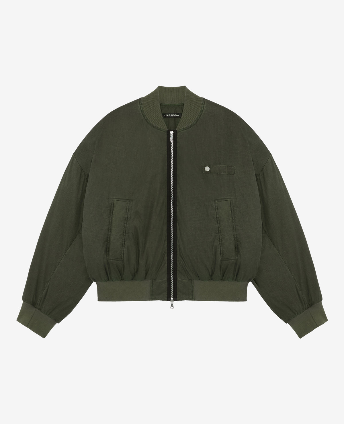 WASHED COTTON BOMBER JACKET