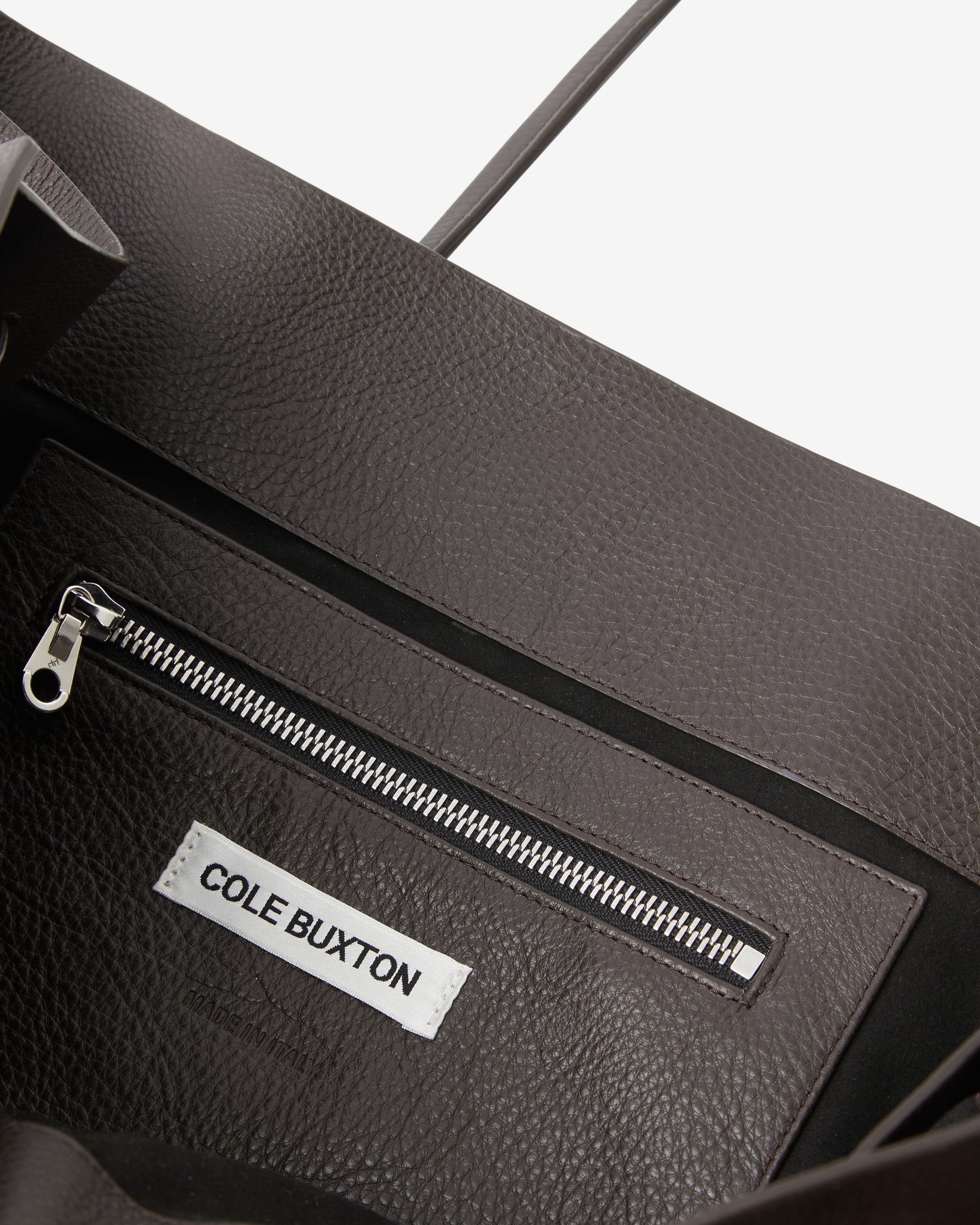 LEATHER HOLDALL TOTE