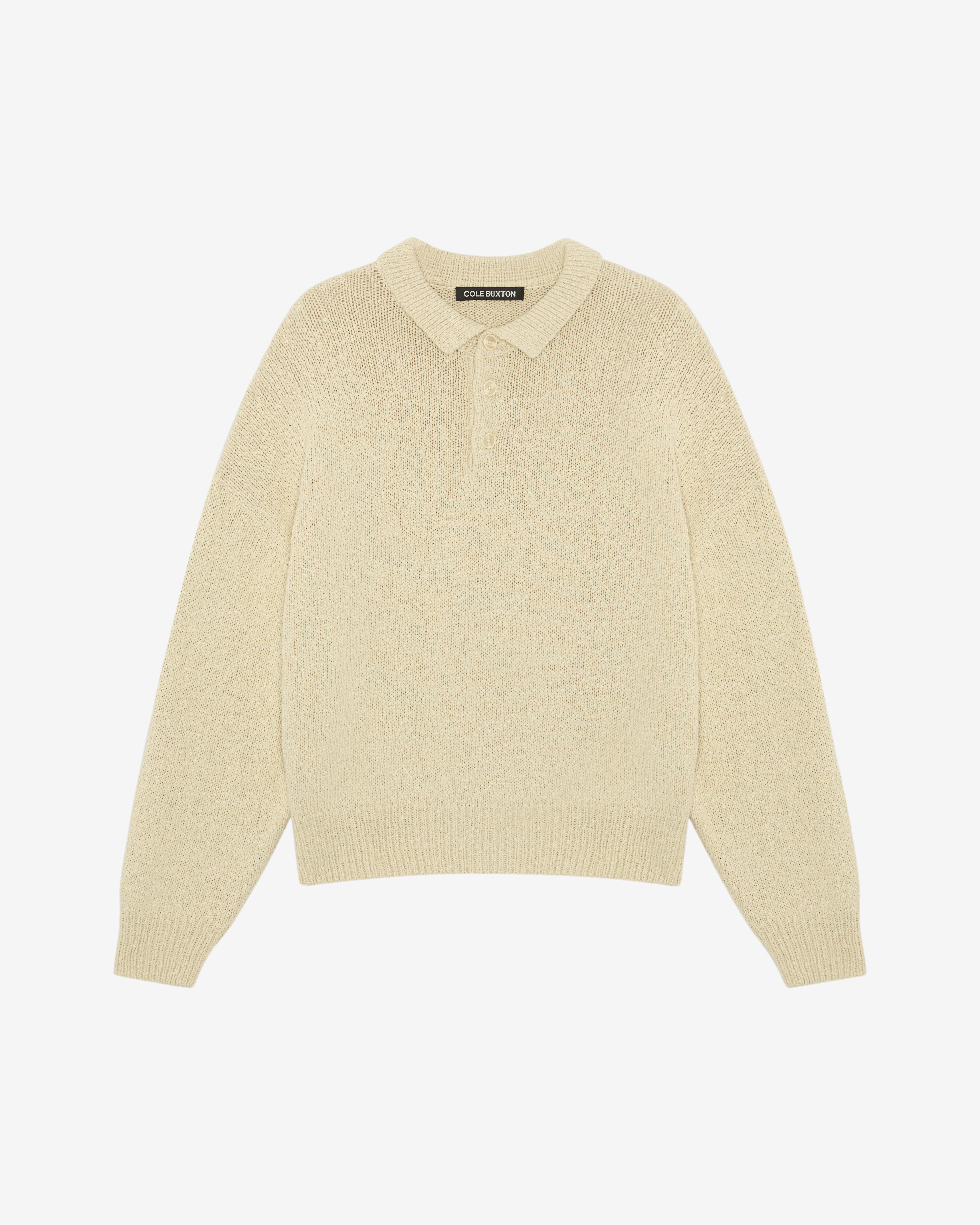 Beach Knit Polo Sweater | Cole Buxton SS26