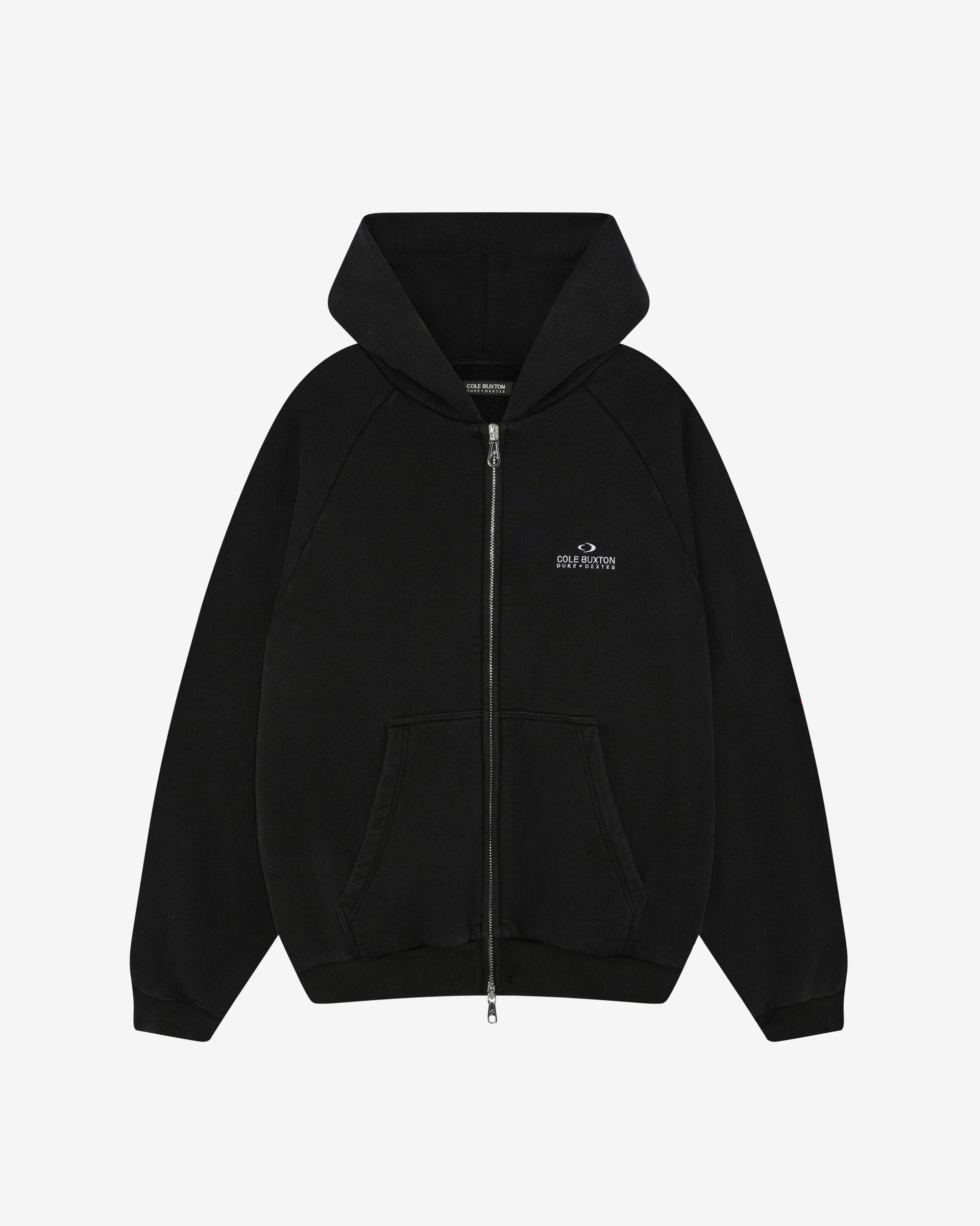 D+D EMBLEM ZIPPED HOODIE