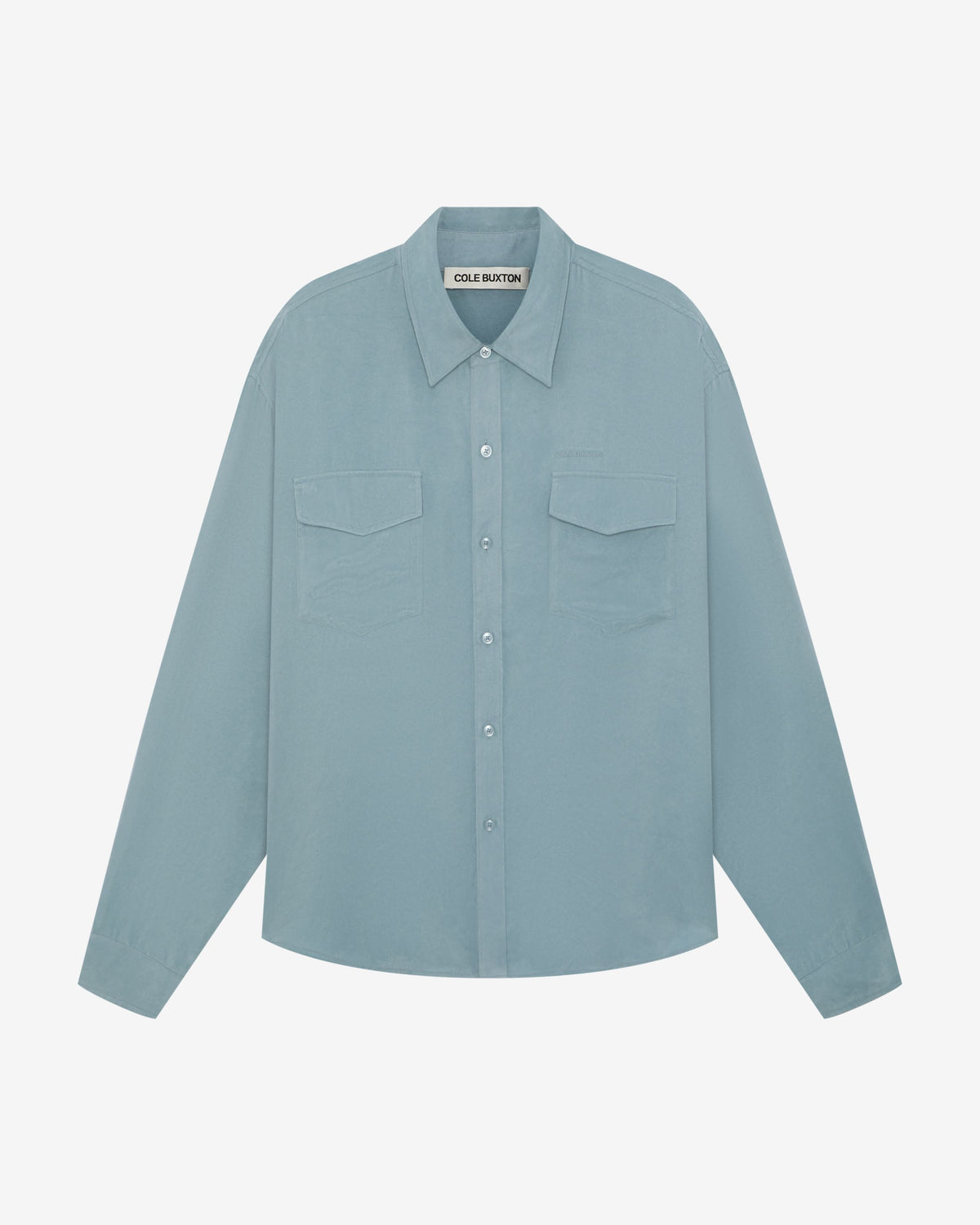 SANDWASHED SATIN SHIRT