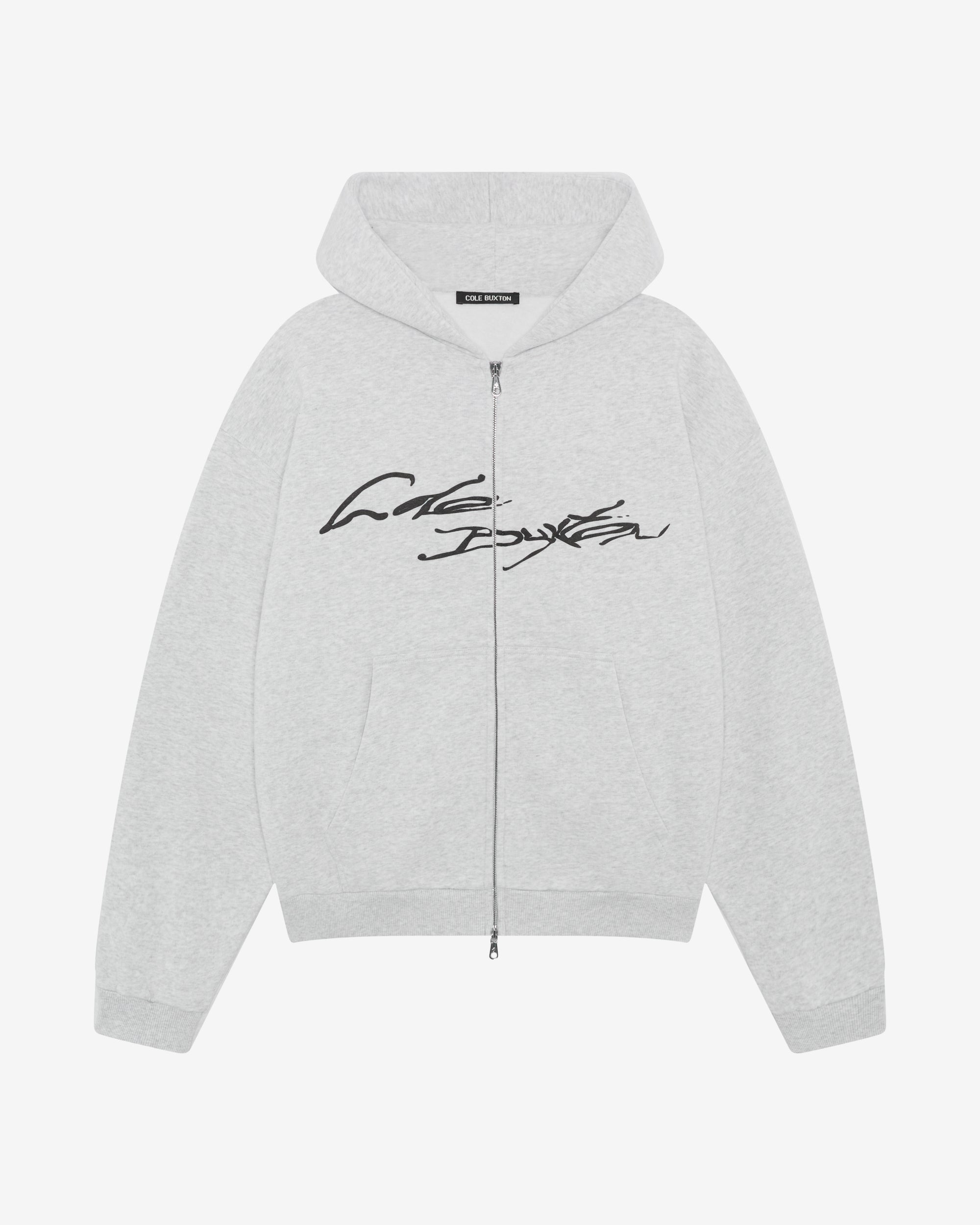 HAND WRITTEN ZIPPED HOODIE