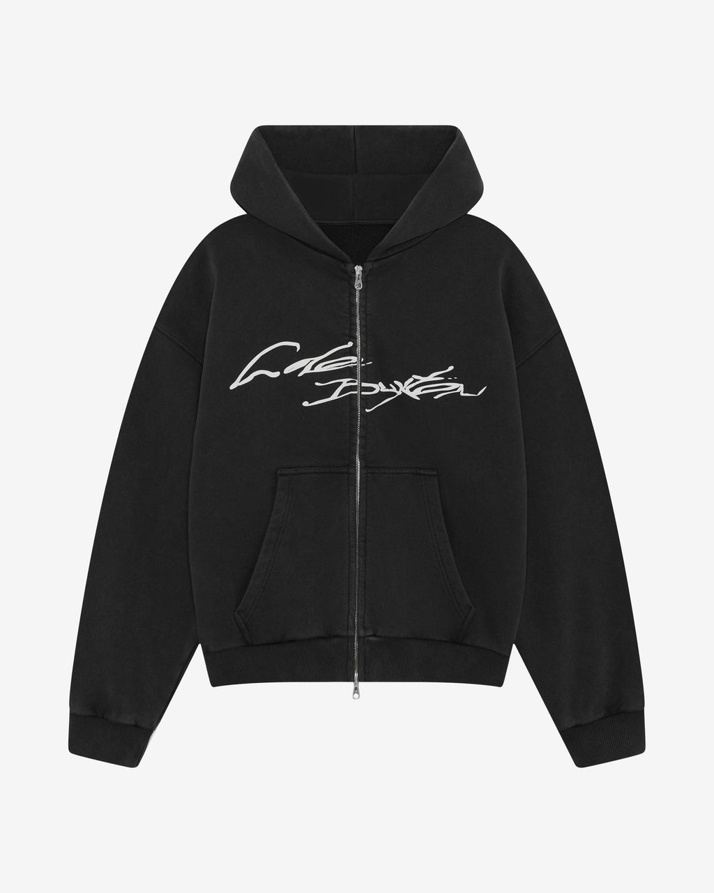 HAND WRITTEN ZIPPED HOODIE