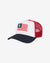 DOUBLE STAR FLAG CAP