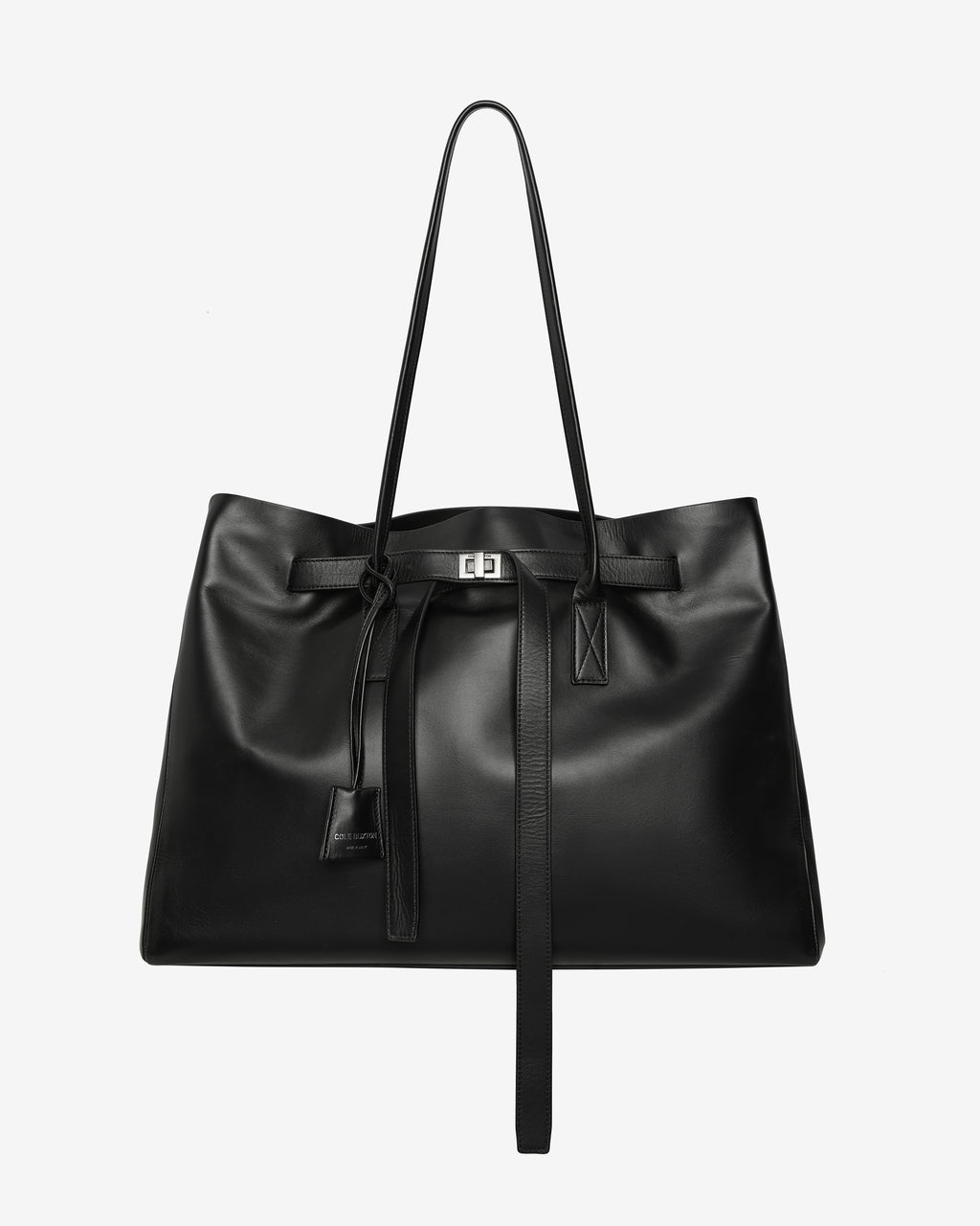 LEATHER HOLDALL TOTE