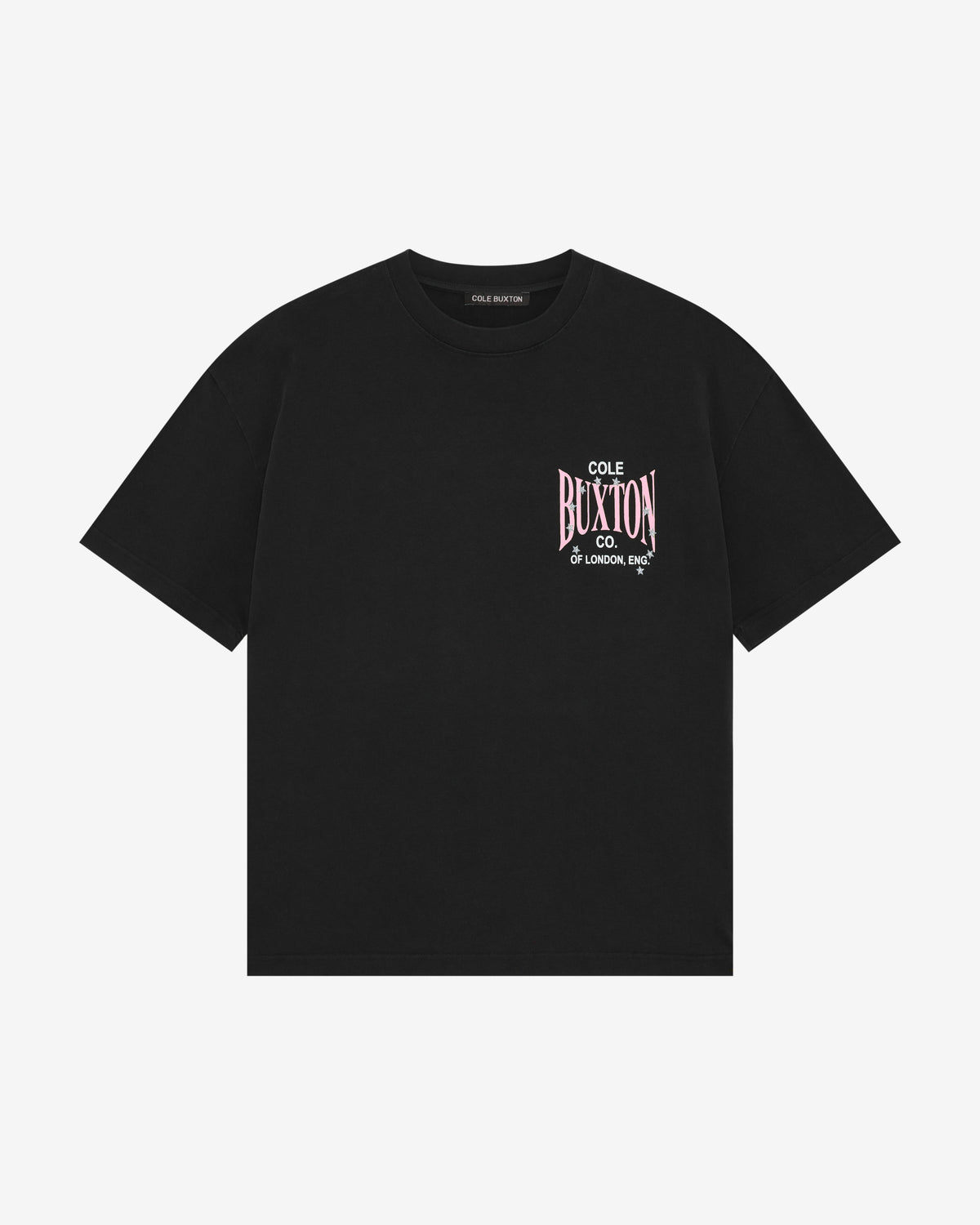 Black t-shirt with 'ALTRO' logo on a light gray background