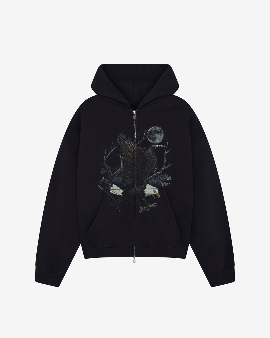 EAGLE ZIPPED HOODIE