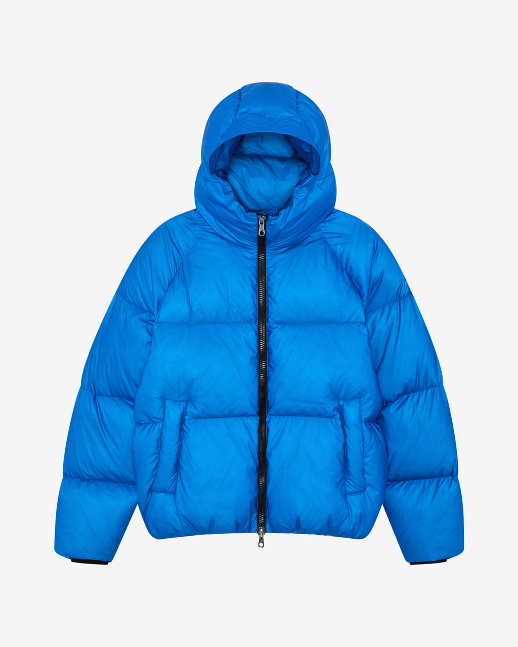 TRANSLUCENT HOODED DOWN JACKET