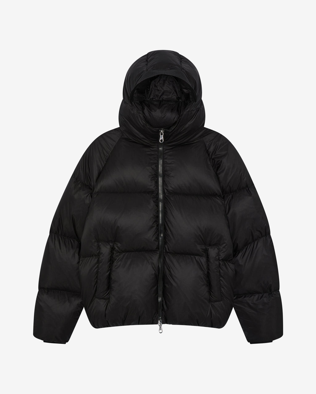 TRANSLUCENT HOODED DOWN JACKET