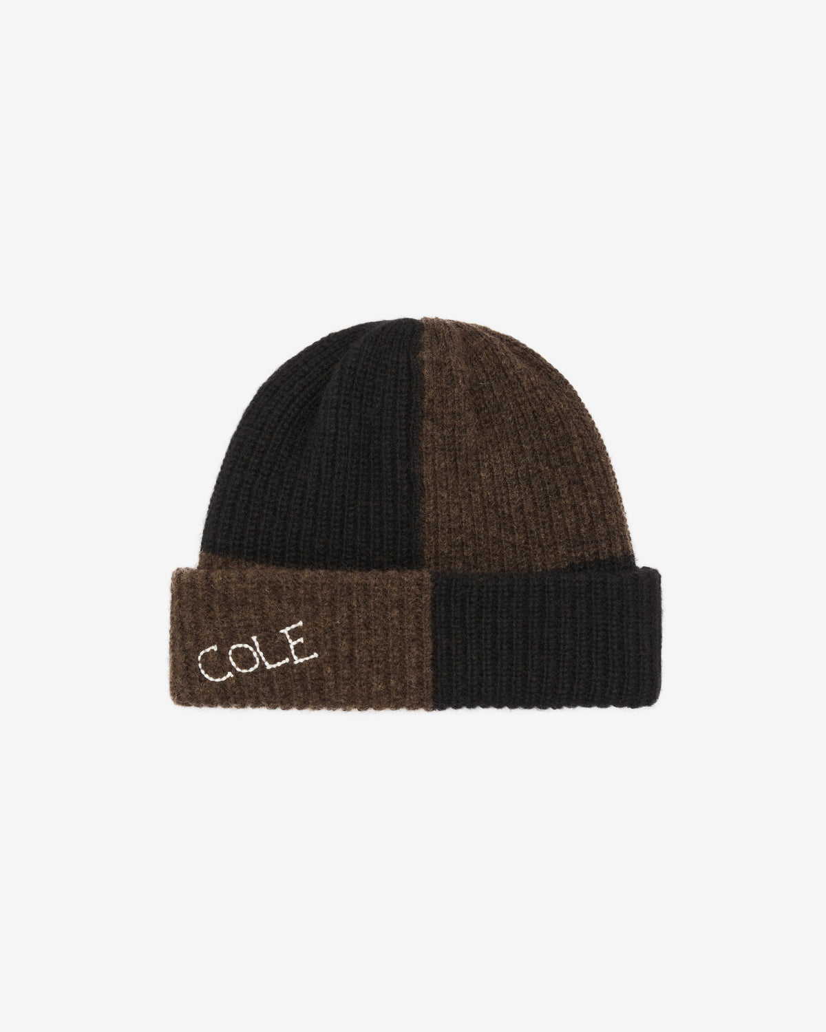 HAND EMBROIDERED KNIT BEANIE